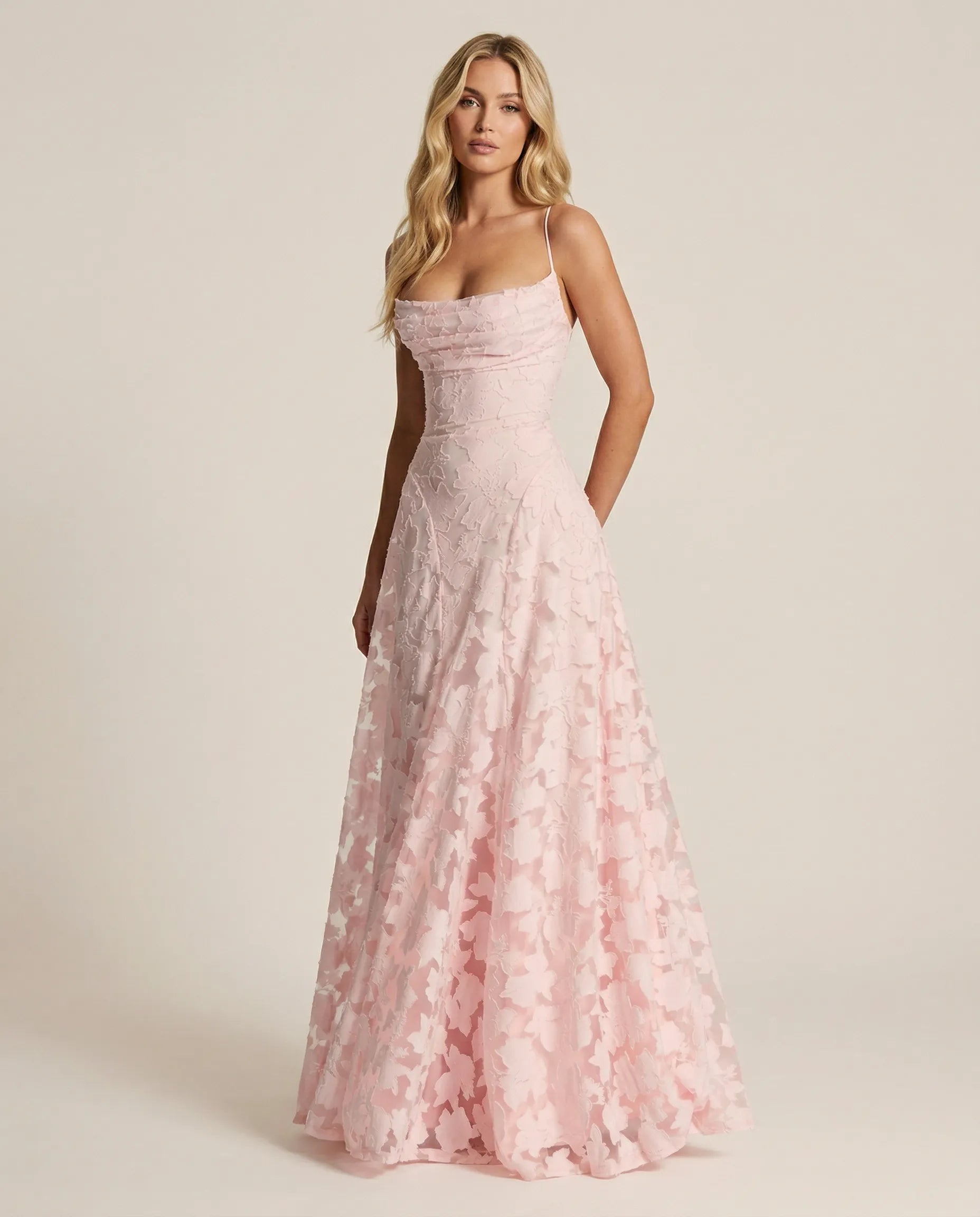 Kjole Dame Blomster Casual Elegant Look