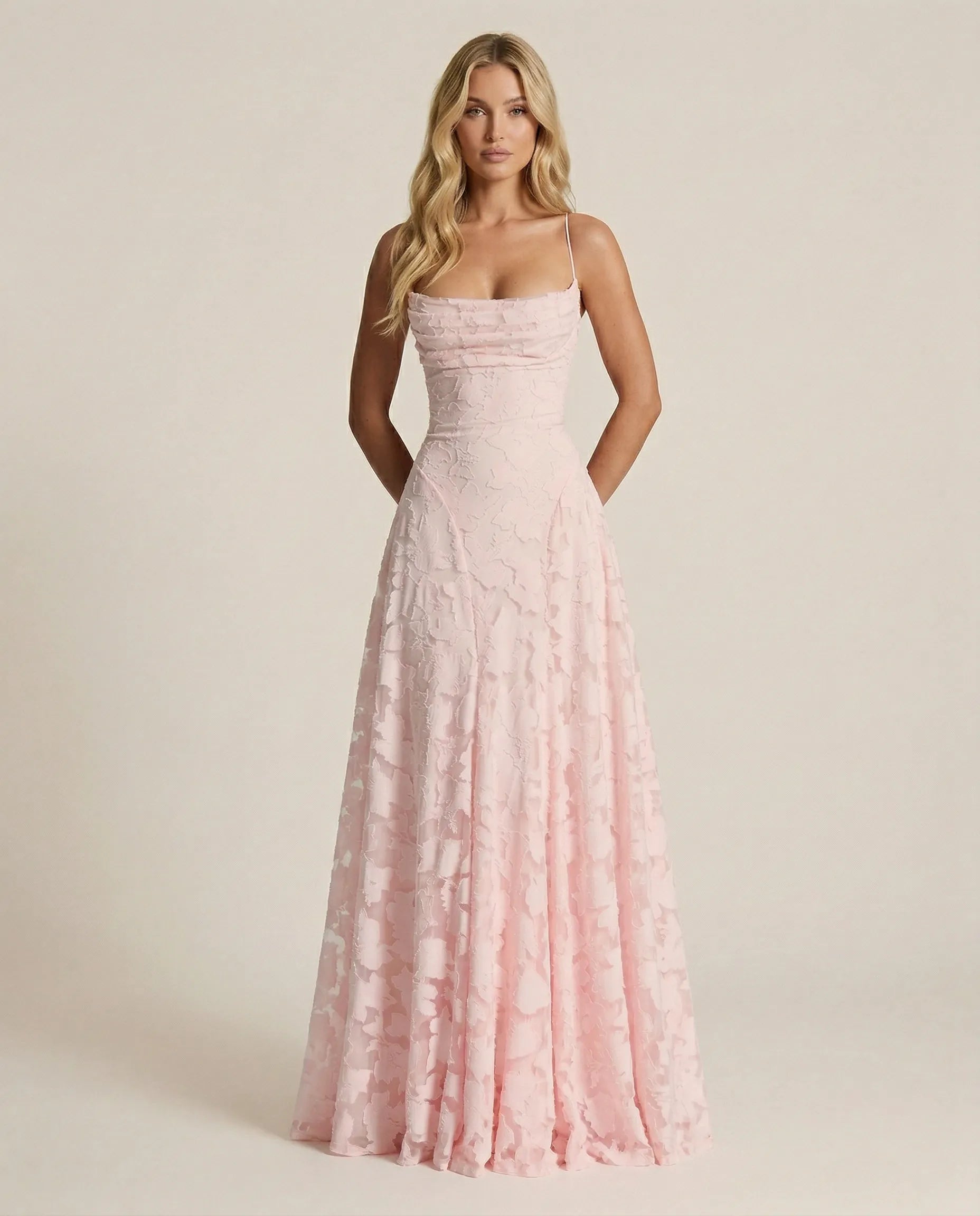 Kjole Dame Blomster Casual Elegant Look