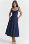 Marineblauw Linsay
