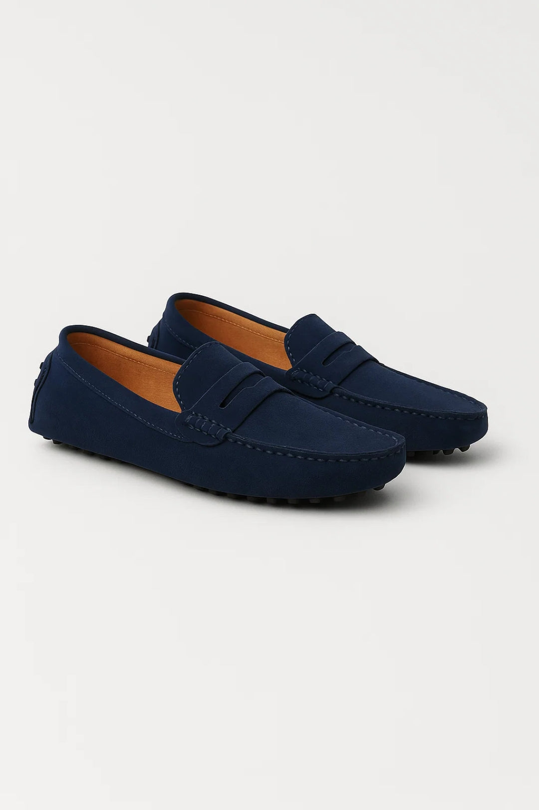 Men's Loafers Smart Casual Moccasin Slip-On with Studded Sole