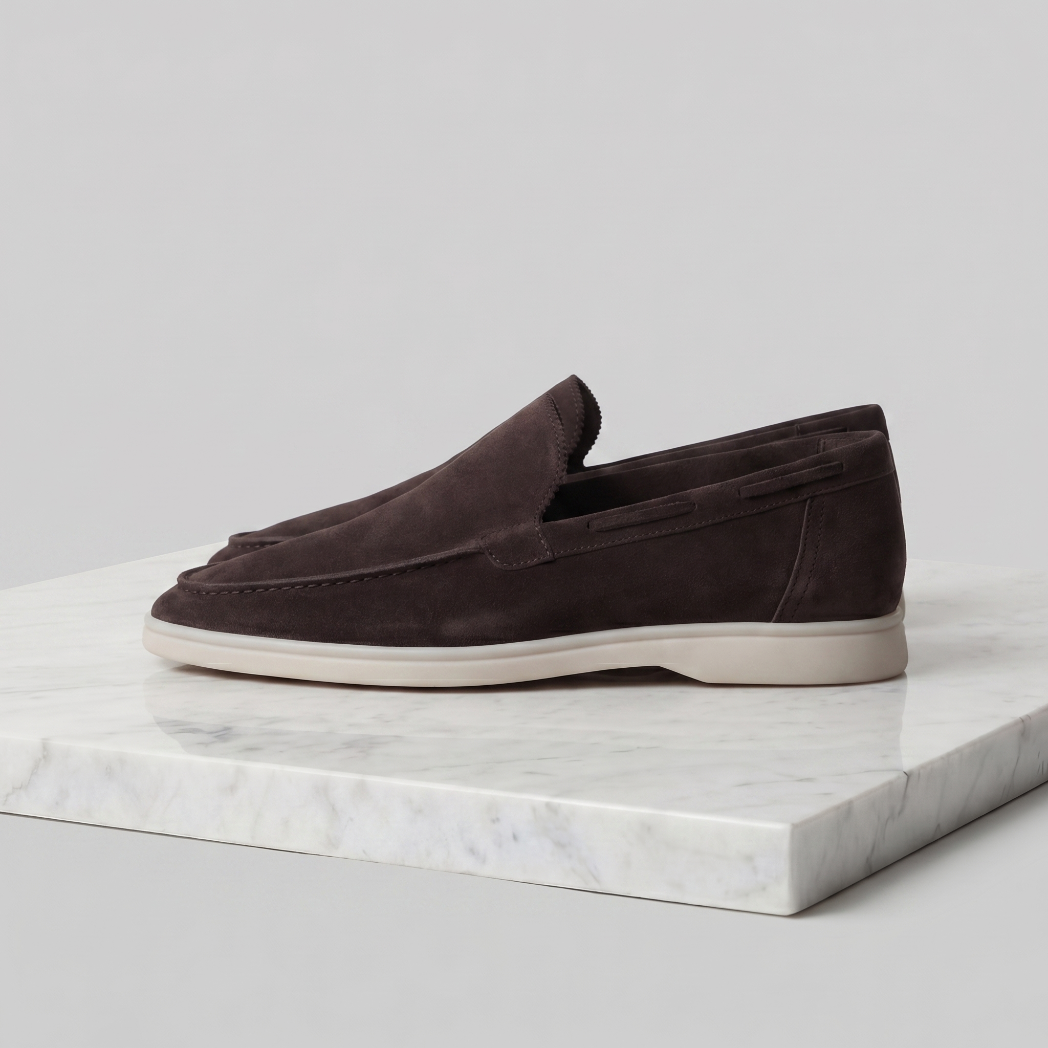 Mocassins Homem Camurça Clássicos Casual Formal