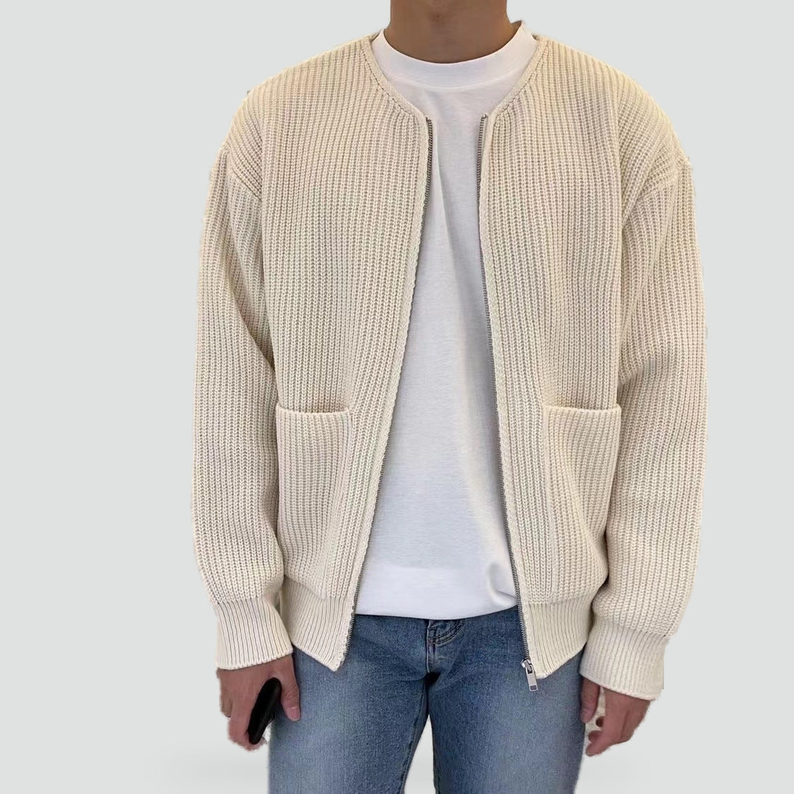 Drune | Up Vest Long Sleeves Knitted Vest Men's Knitwear 0
