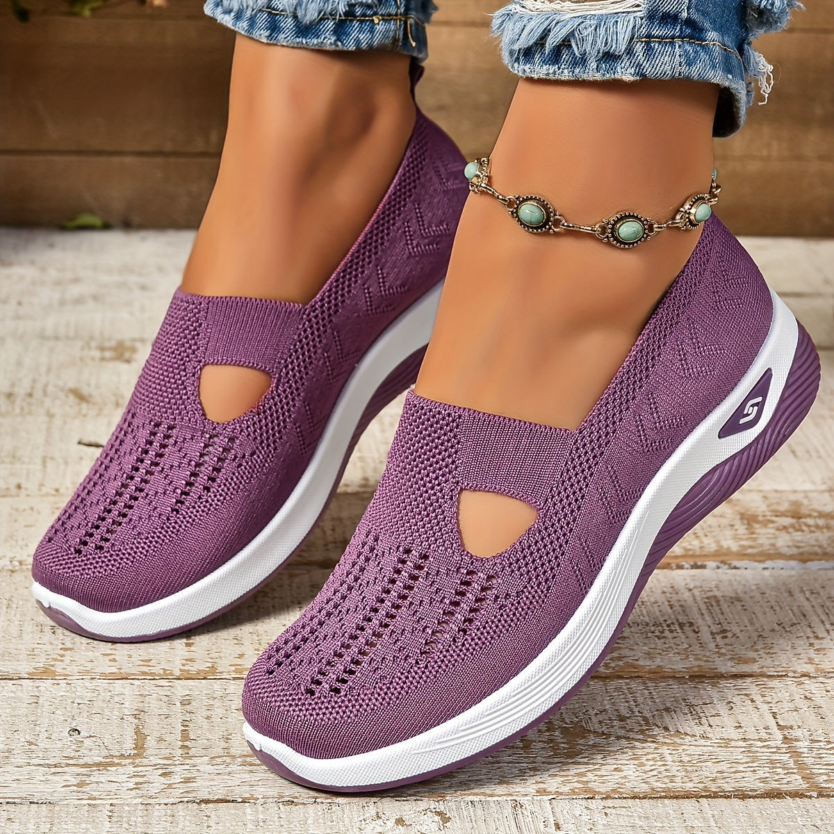 Chaussures orthopédiques femme semelle antidérapante confort