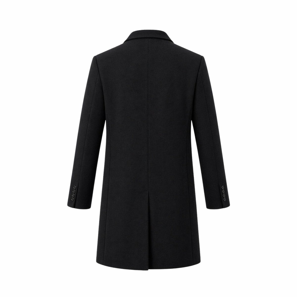Abrigo Hombre Invierno Formal Negro