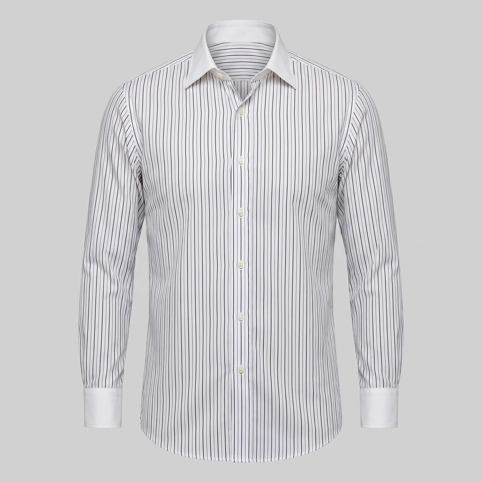 Cămașă bărbați slim fit cu mâneci lungi, dungi, formală