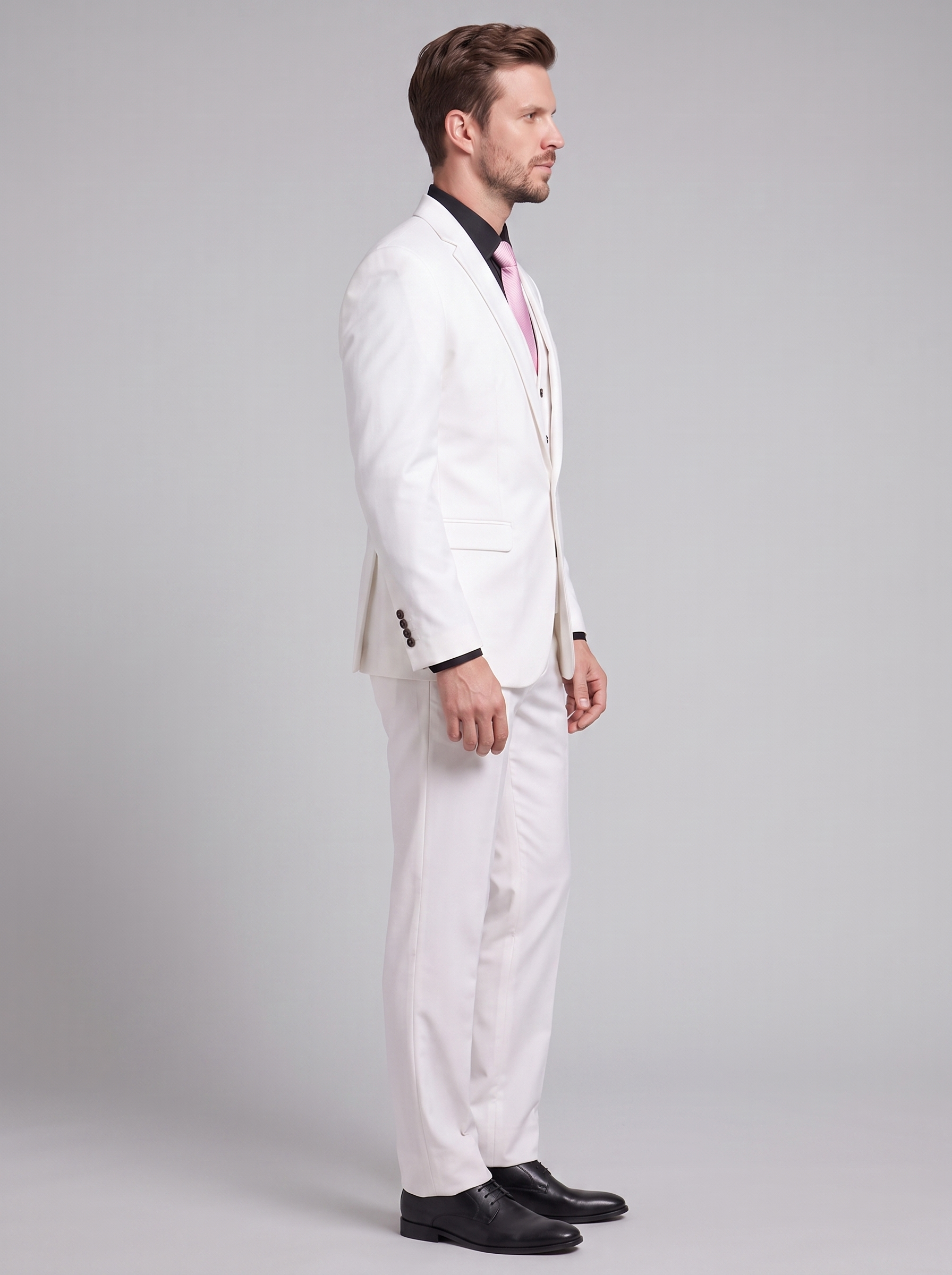 Pak Heren Slim Fit Formális Kétrészes Öltöny