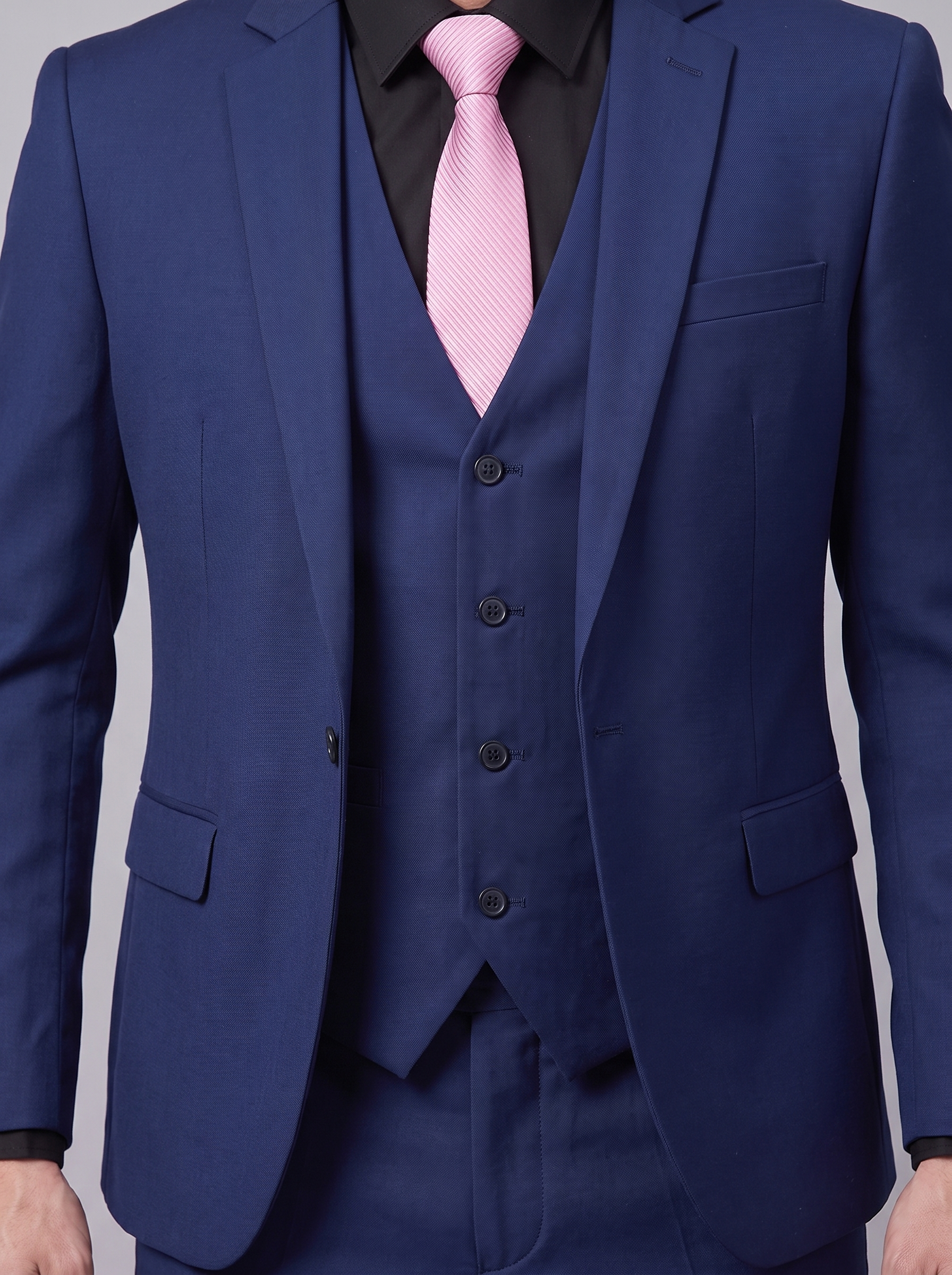 Pak Heren Slim Fit Formális Kétrészes Öltöny
