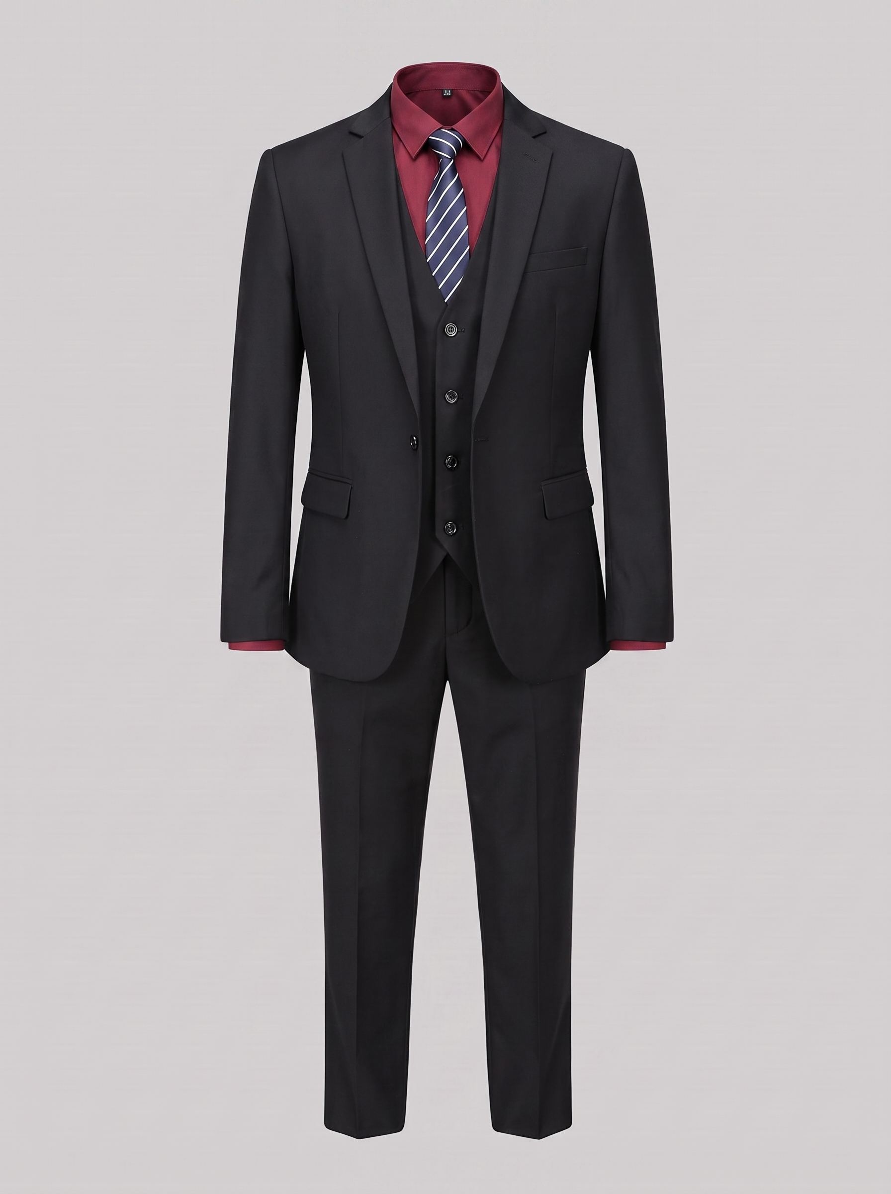 Pak Heren Slim Fit Formális Kétrészes Öltöny