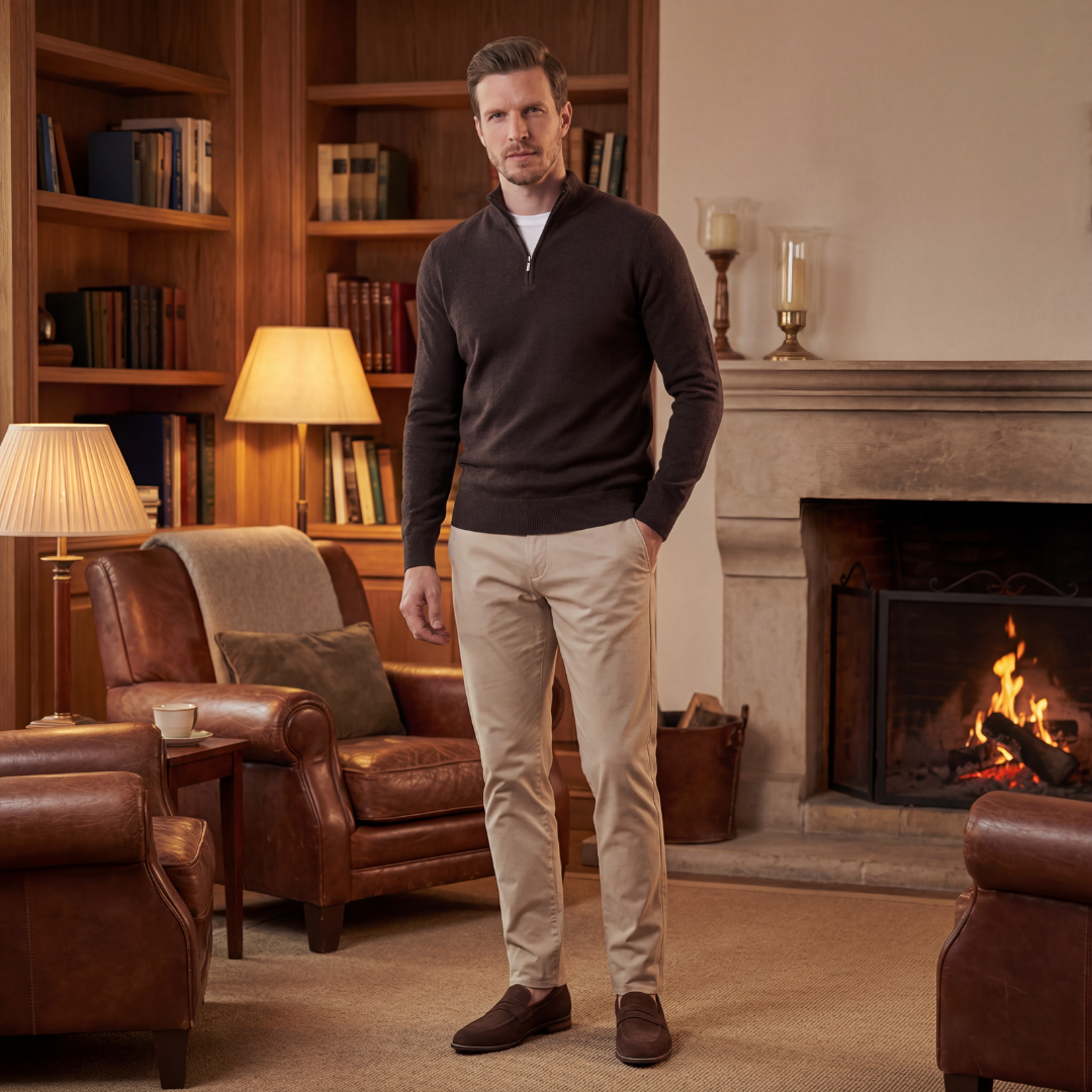 Penny loafers til mænd slip-on klassisk casual