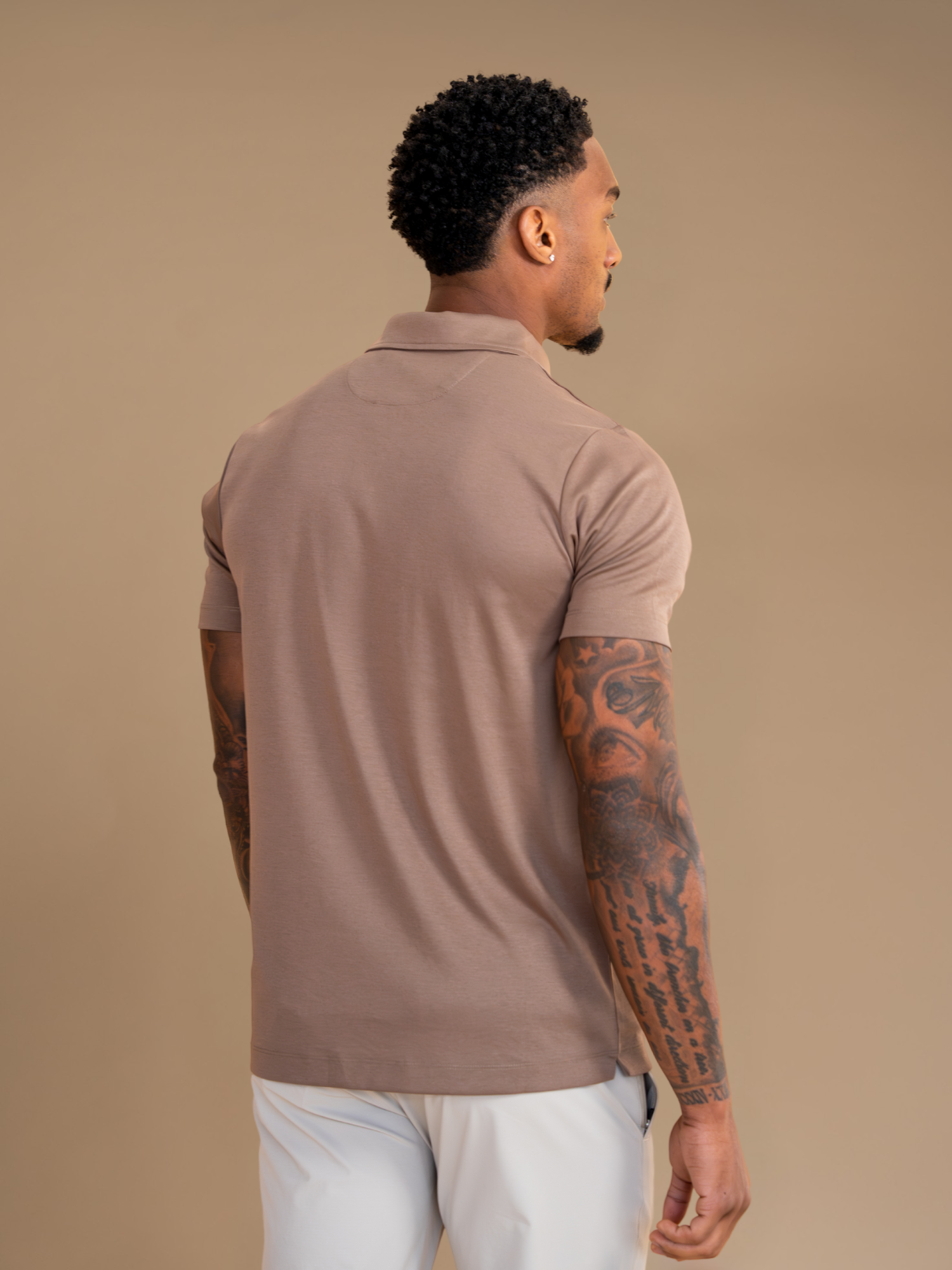 Polo shirt herre regular fit stretch afslappet