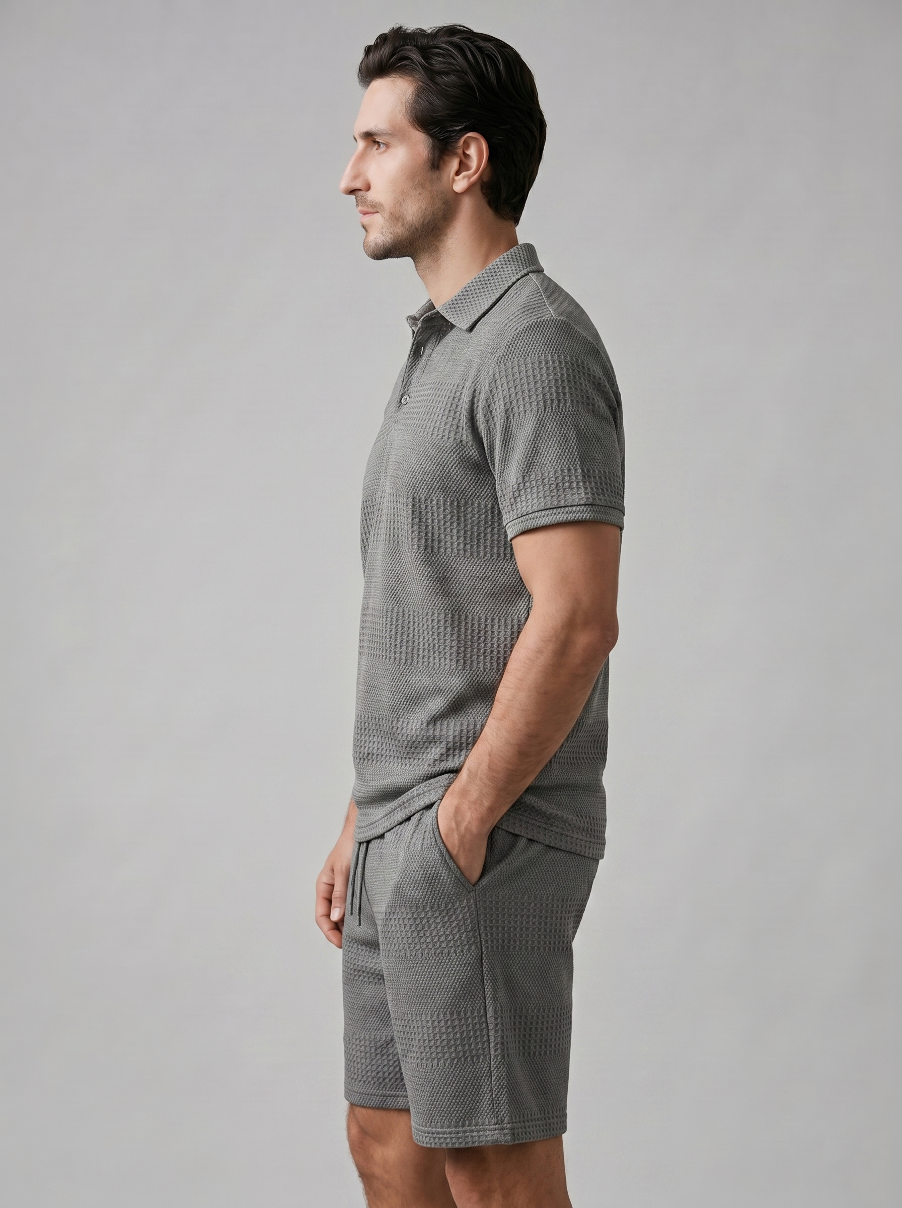 Poloshirt og Shorts Sæt Herre Casual Sommer
