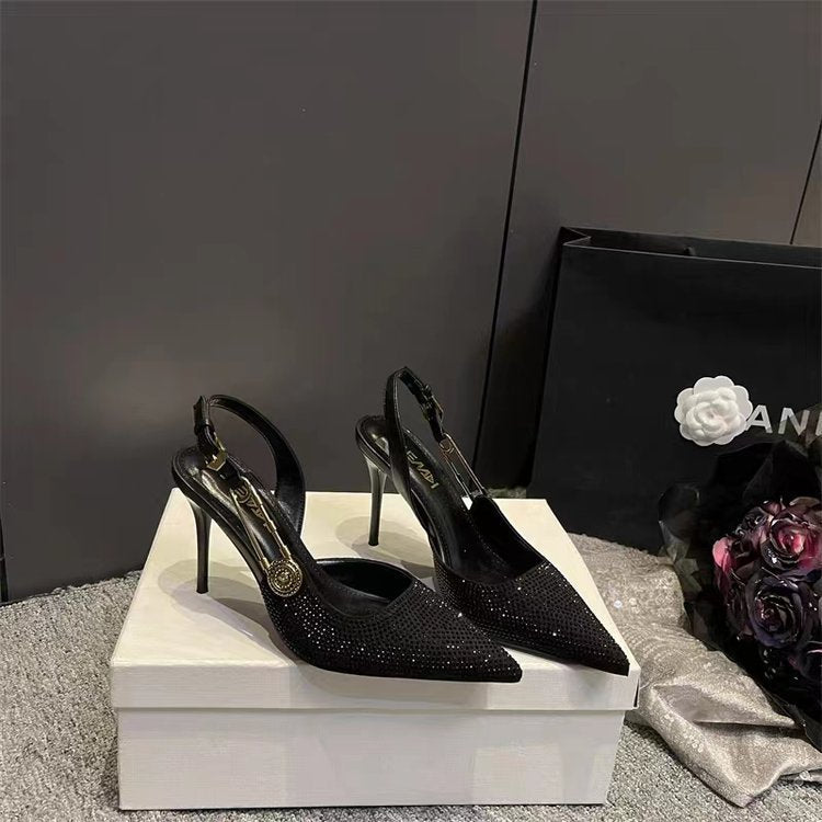 Lodičky Dames Strass Kotníkový Náramek Formální Večer