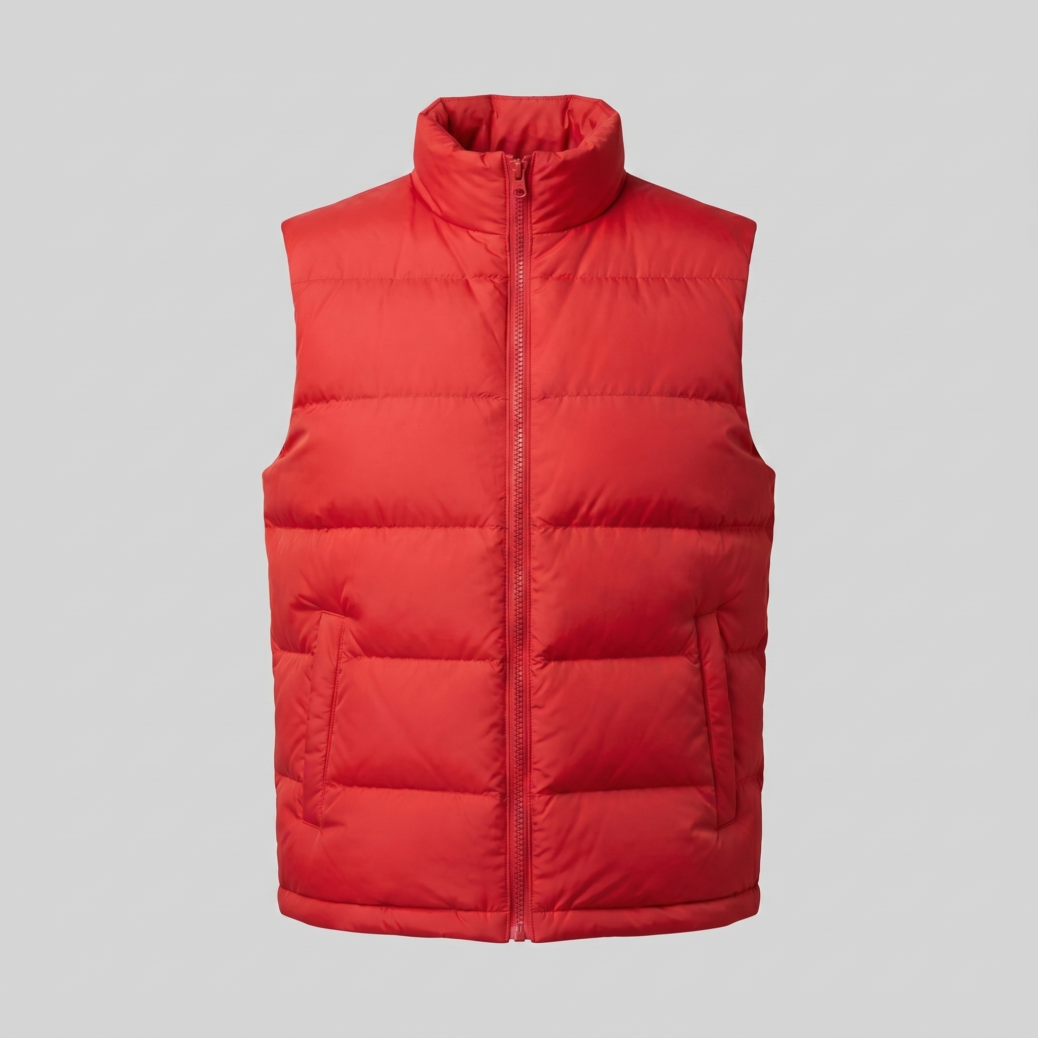 Quilted Padded Vest Men Winter Casual