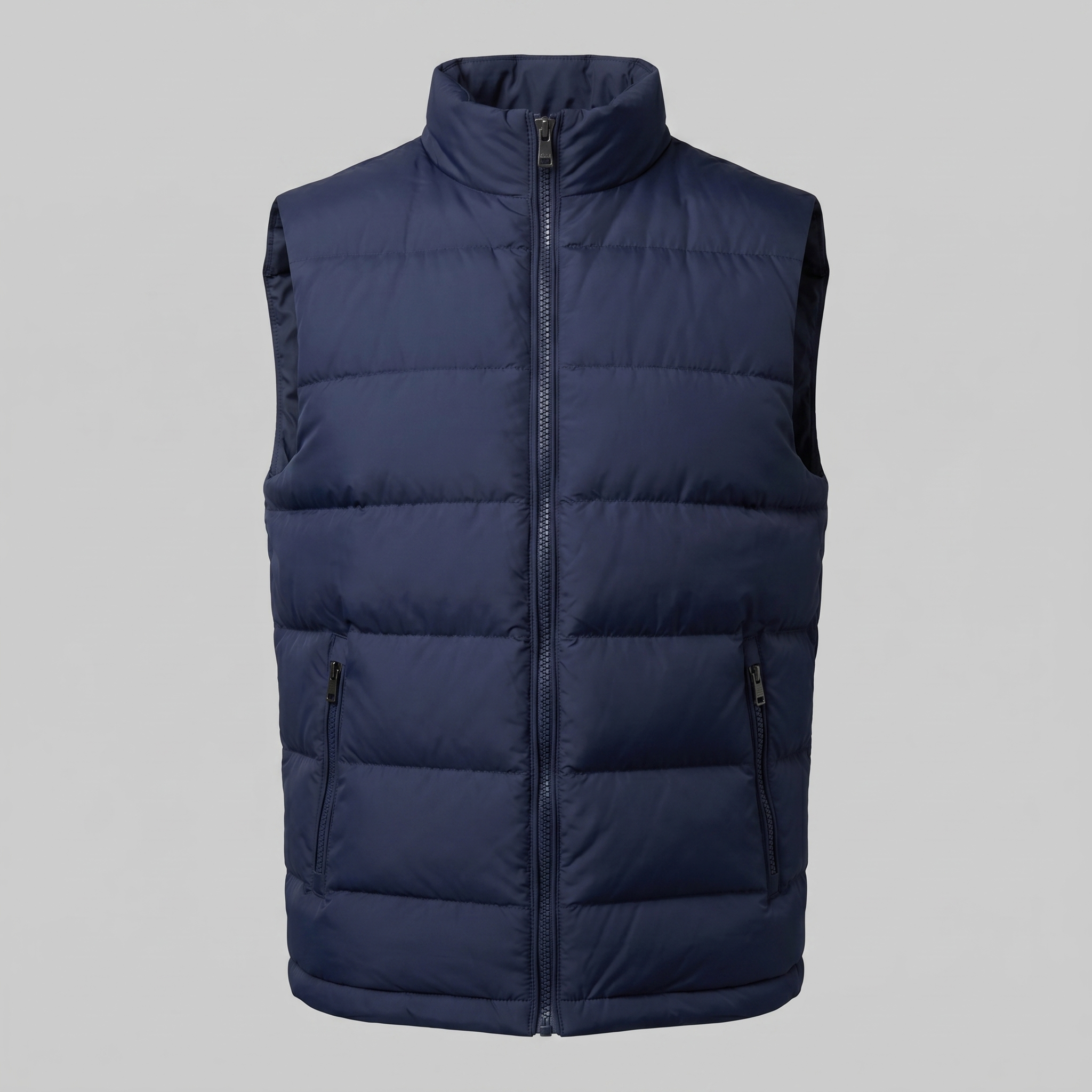 Quilted Padded Vest Men Winter Casual