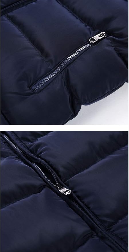 Steppelt bélelt mellény férfiaknak téli hétköznapi viselethez