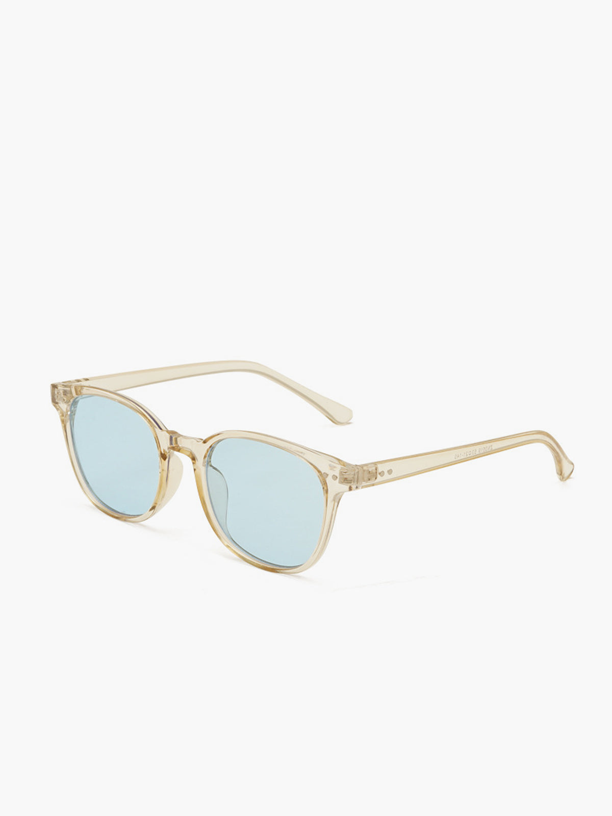 Round Women's Sunglasses UV Protection Acetate Frame