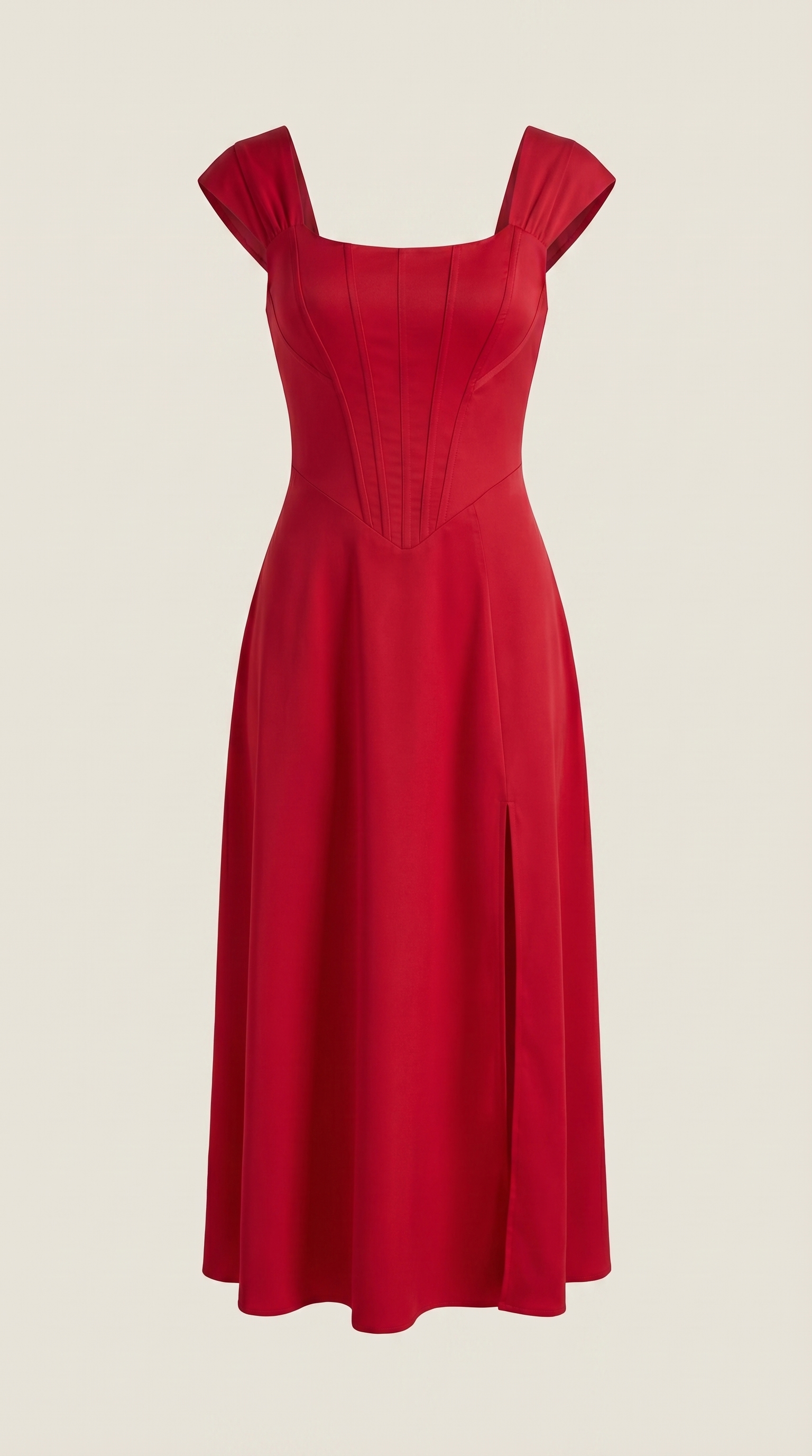 Vestido midi para mujer línea A vintage con estampado floral estilo bustier tirantes finos