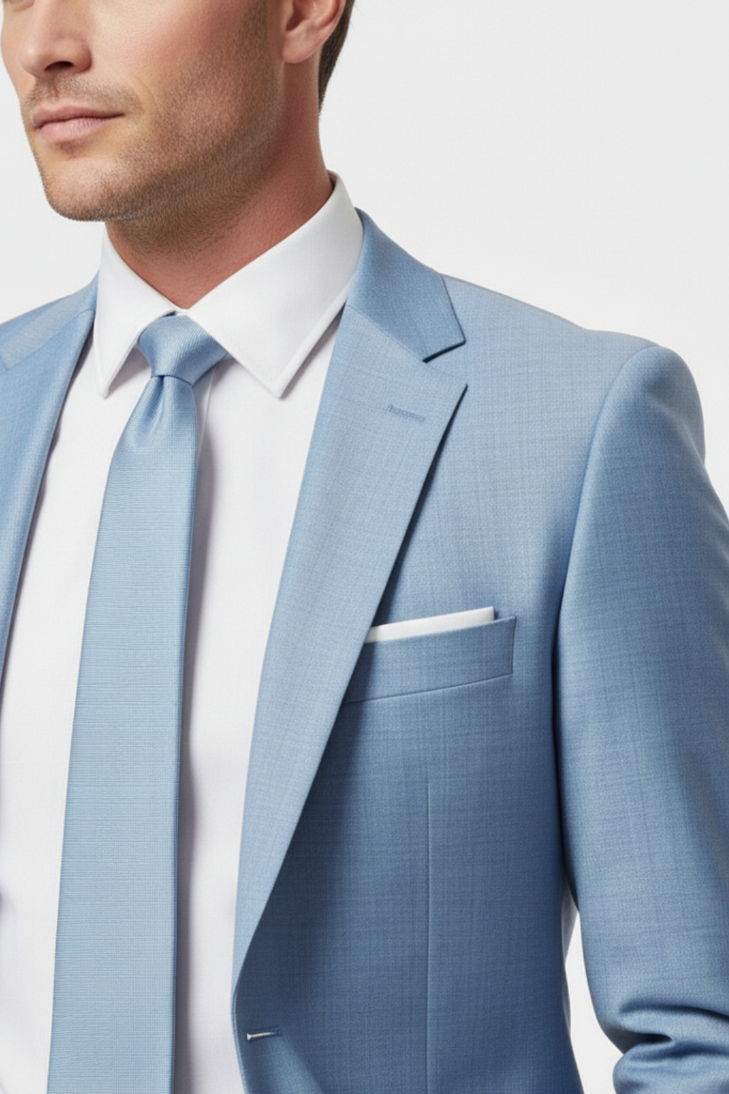Slim Fit Colbert en Broek Set Heren Zomer