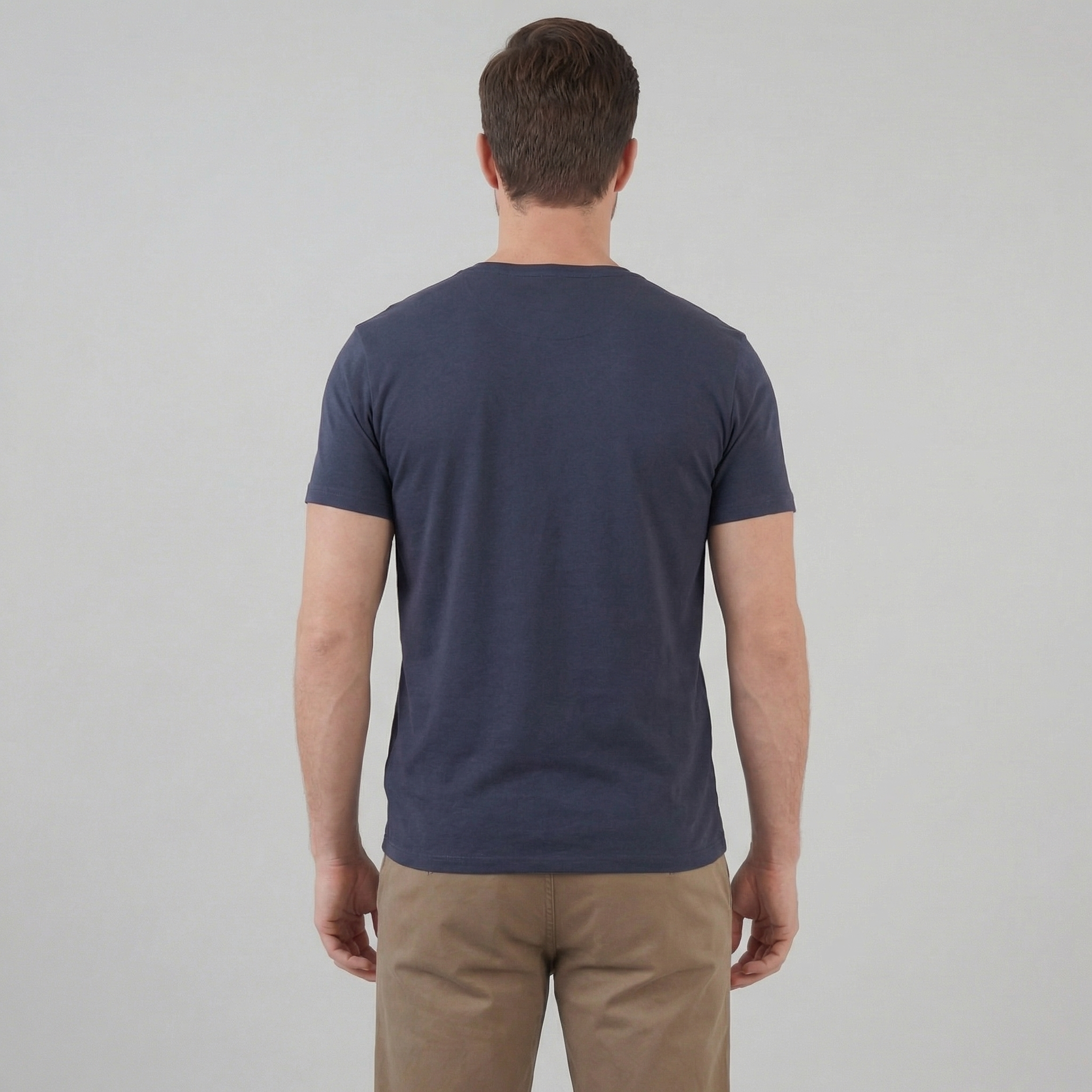 T-Shirt Slim Fit Homem Casual
