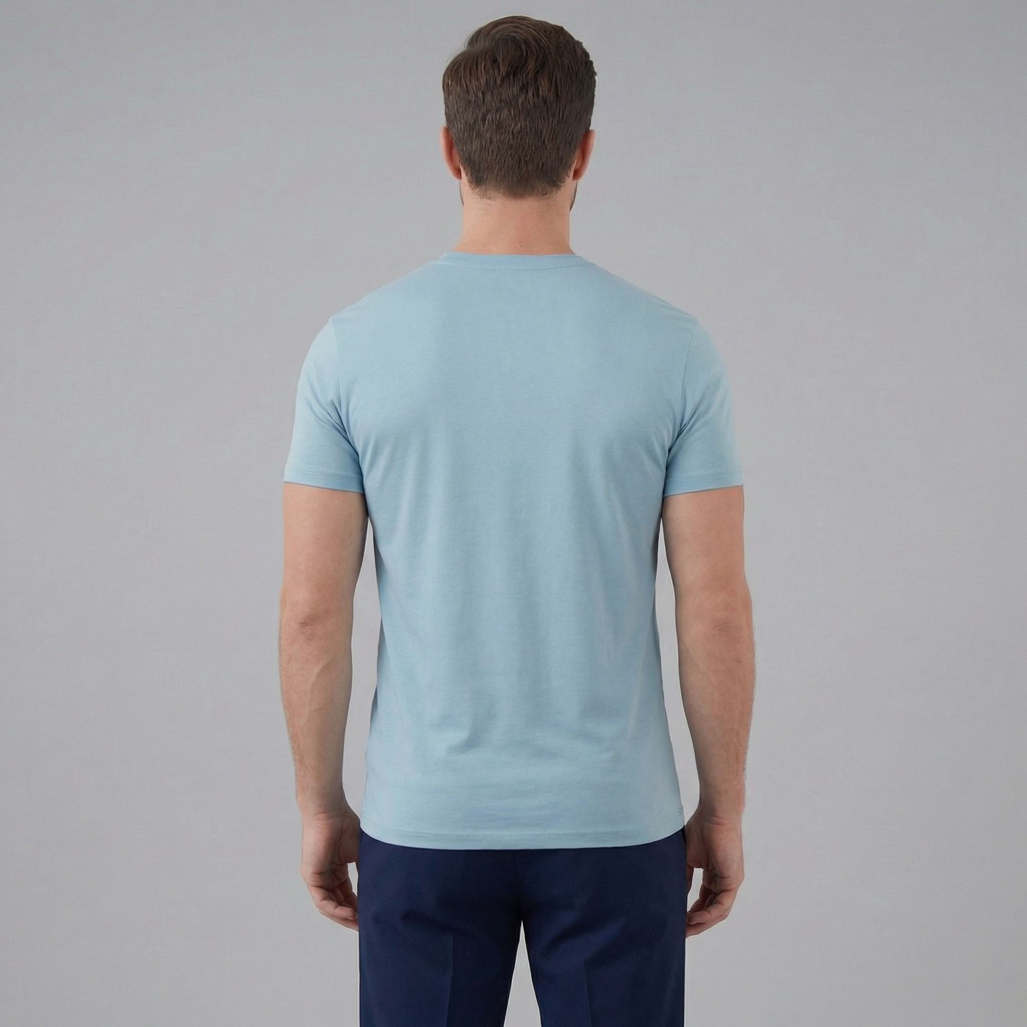 T-Shirt Slim Fit Homem Casual
