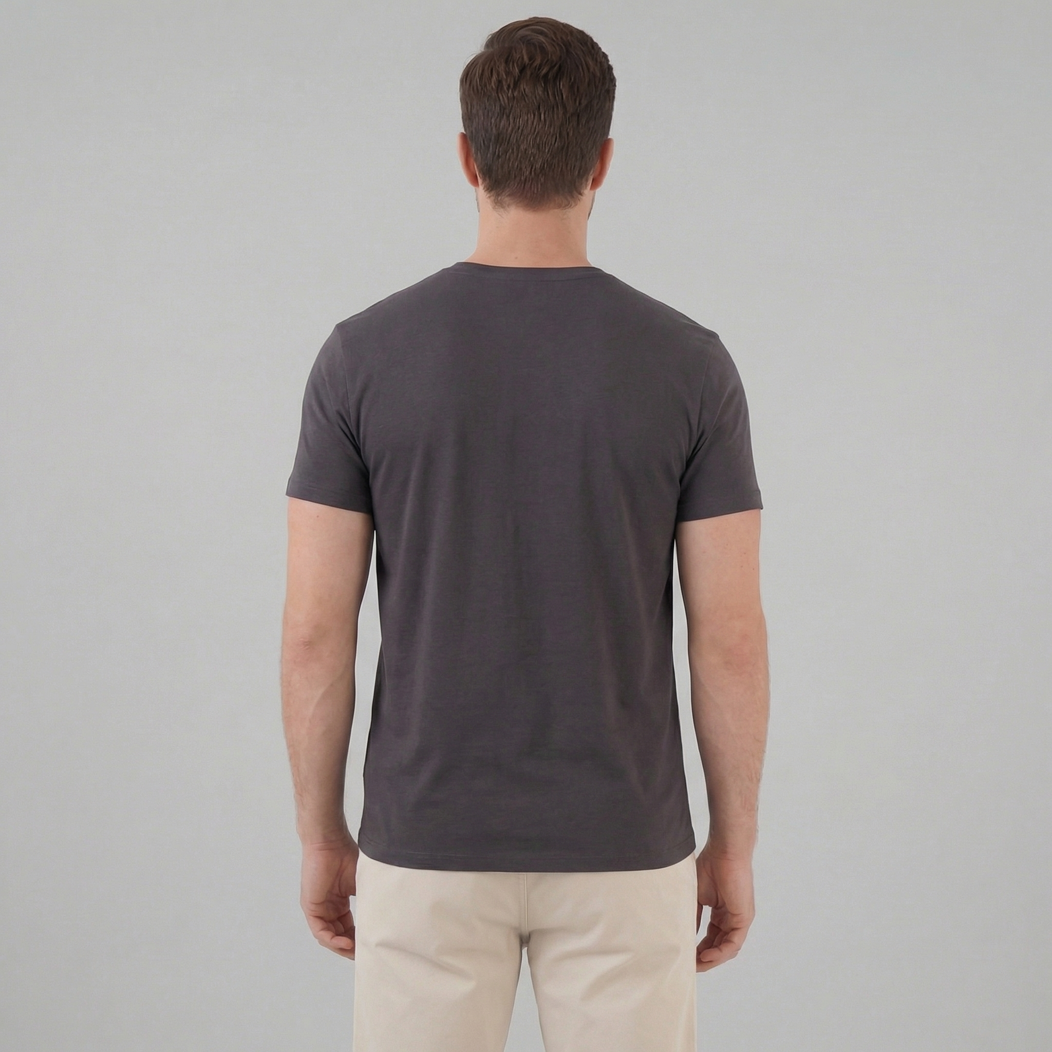 T-Shirt Slim Fit Homem Casual