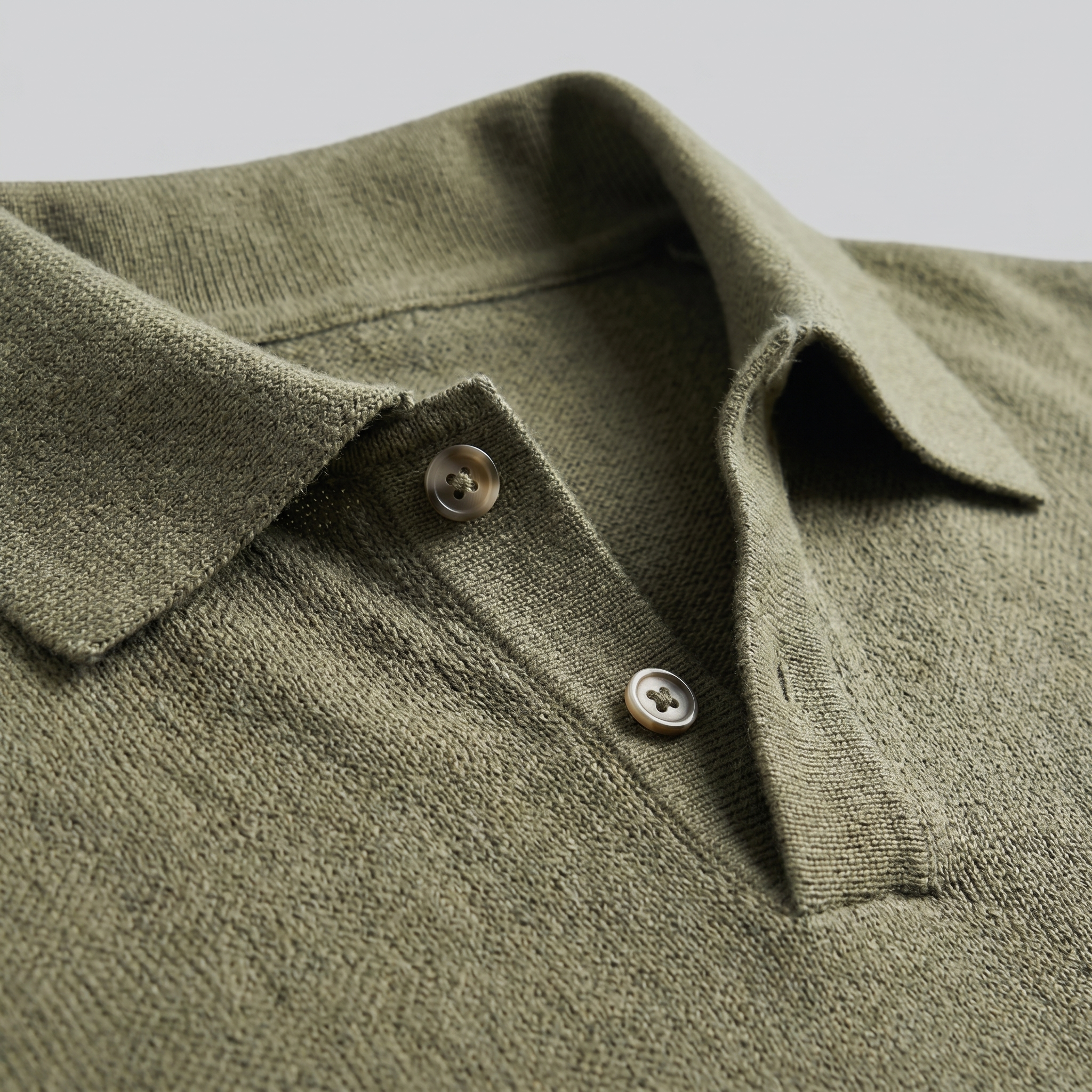 Polo Smart Casual Homem Gola em V Verão Leve