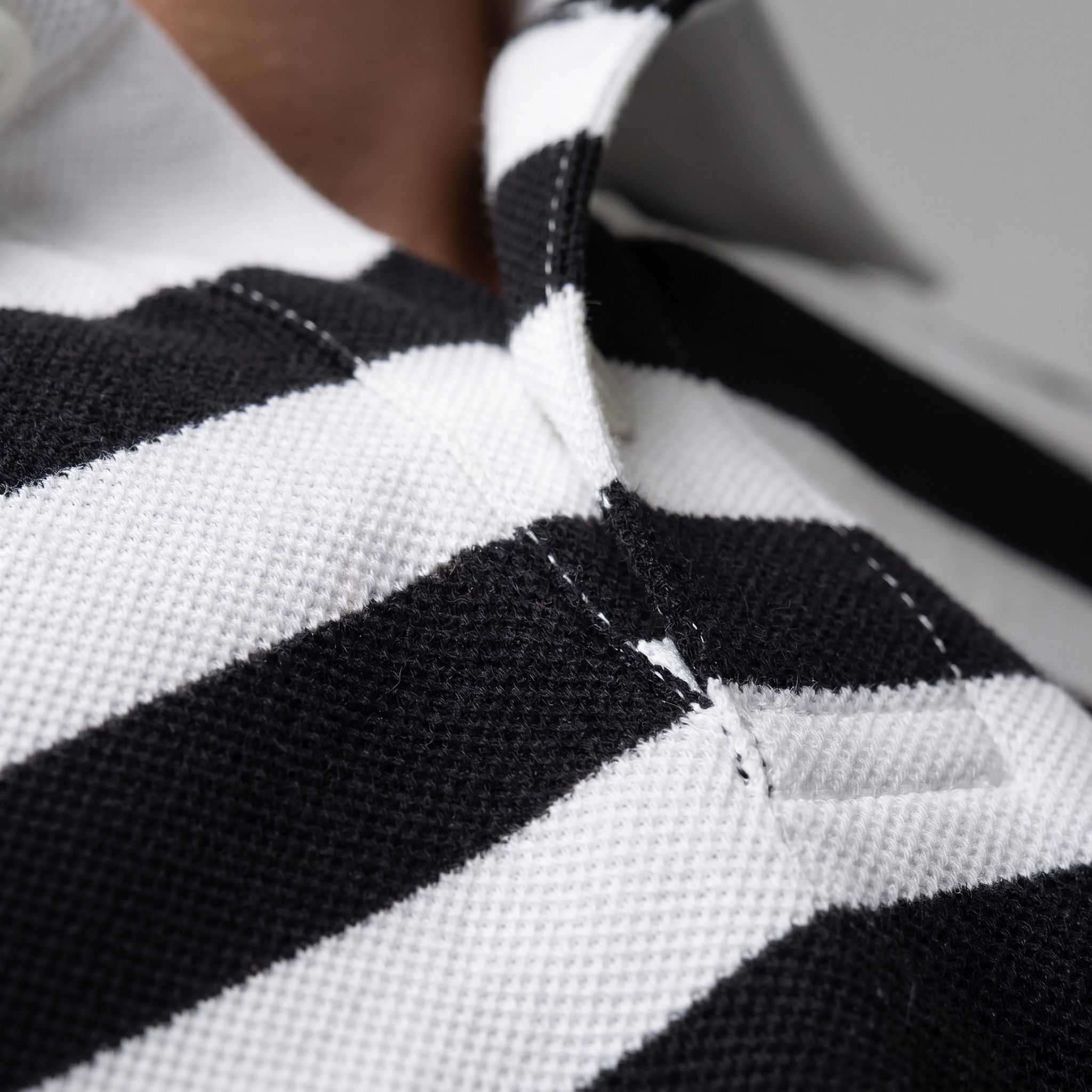 Polo Smart Casual Homem Manga Curta Listrado