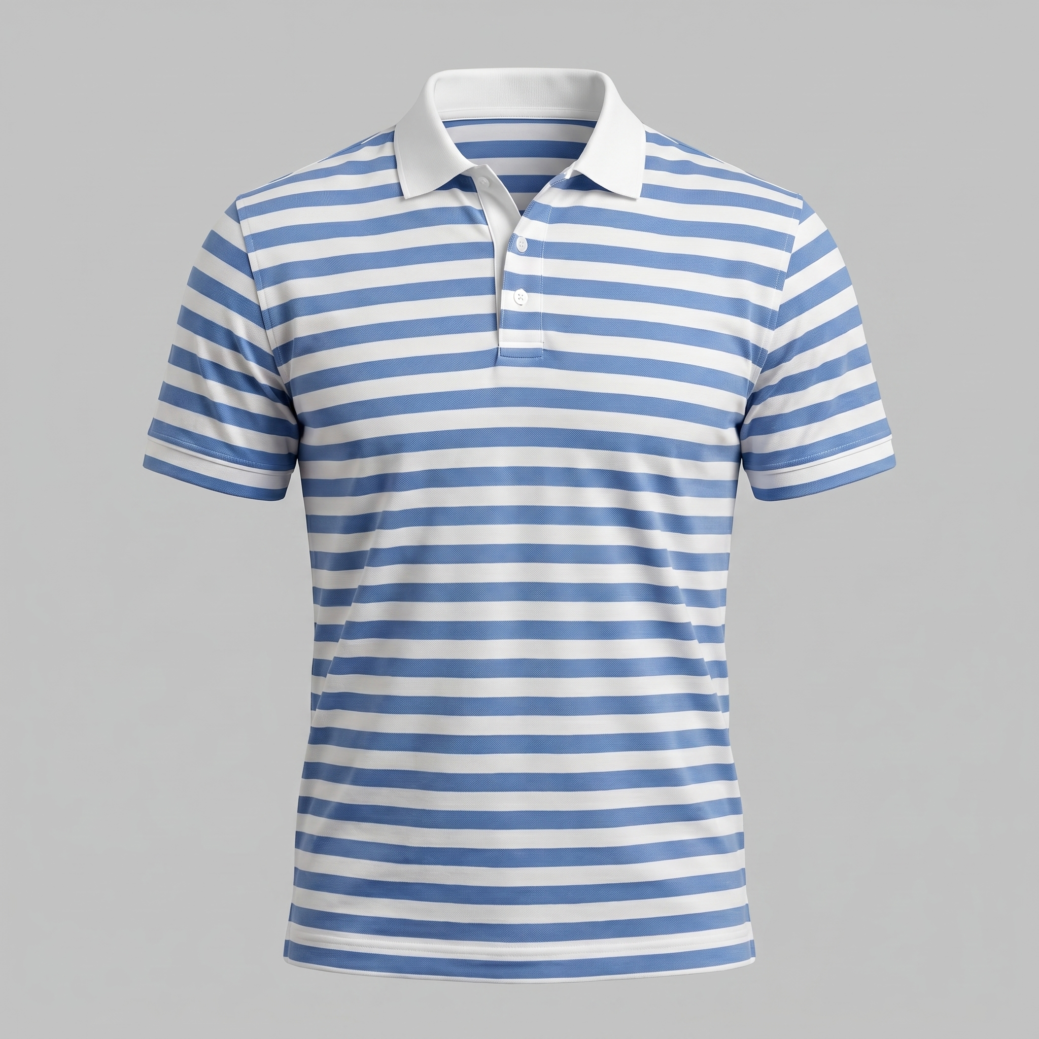 Smart Casual Polo Shirt Heren Korte Mouwen Gestreept