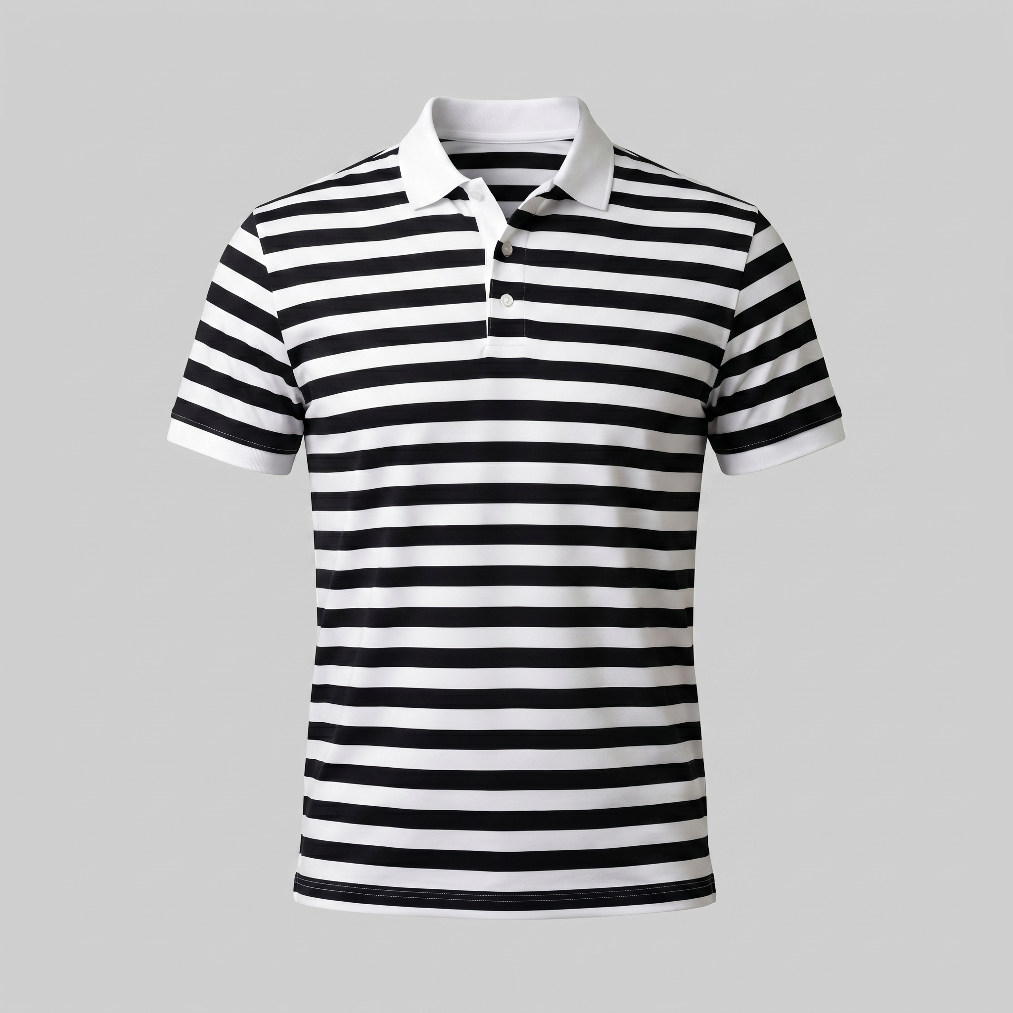 Polo Smart Casual Homem Manga Curta Listrado