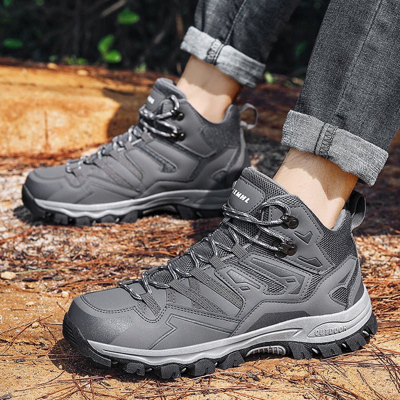 Dames Hoge Wandelschoenen Met Veters En Grip Zoo