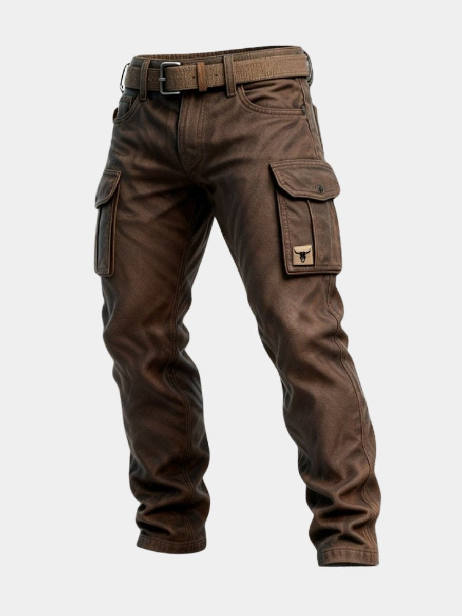 Stoere Slim Fit Cargobroek met Klepzakken voor Heren