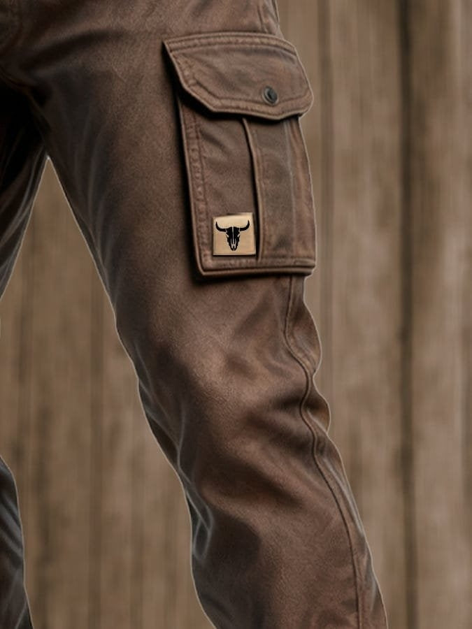 Stoere Slim Fit Cargobroek met Klepzakken voor Heren