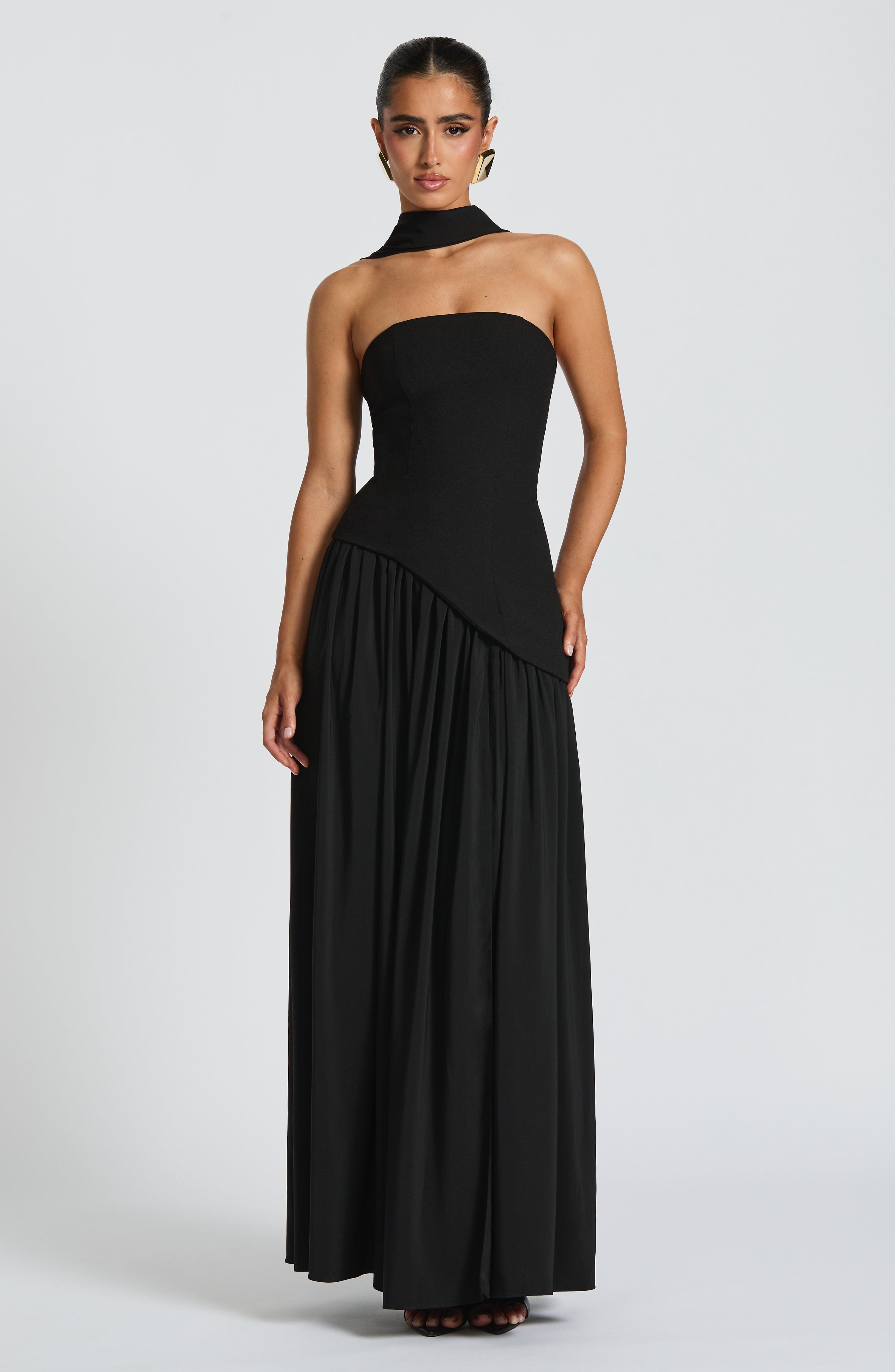 Strapless Maxi Jurk Dames Formeel Avondjurk
