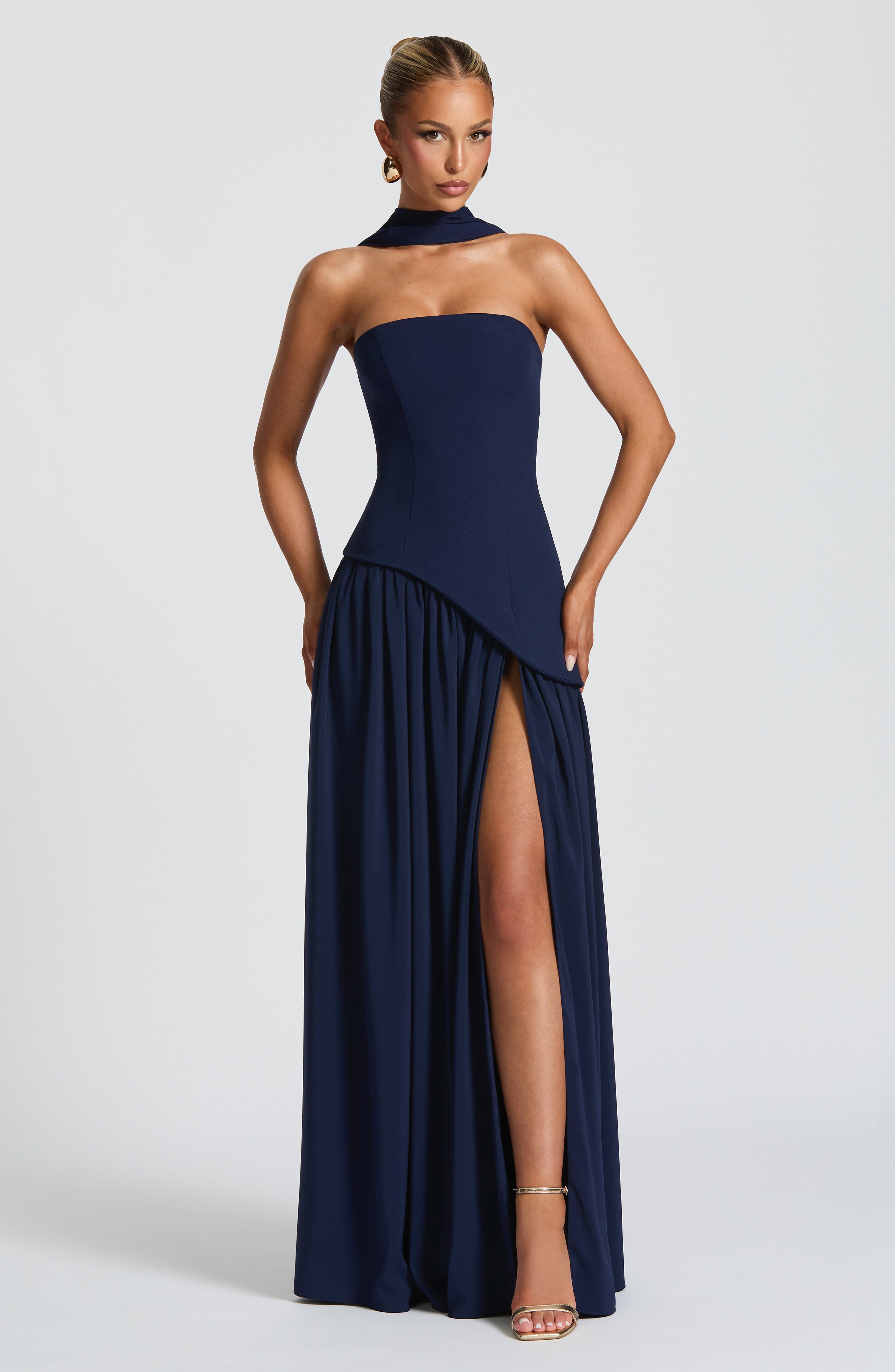Strapless Maxi Jurk Dames Formeel Avondjurk