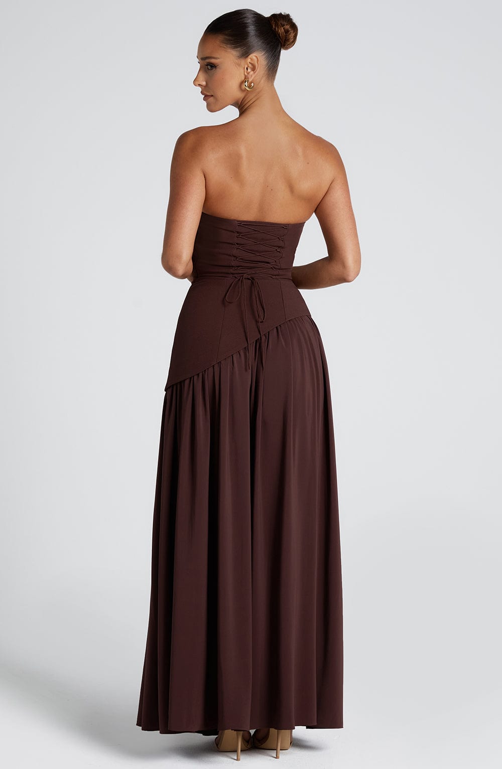 Strapless Maxi Jurk Dames Formeel Avondjurk