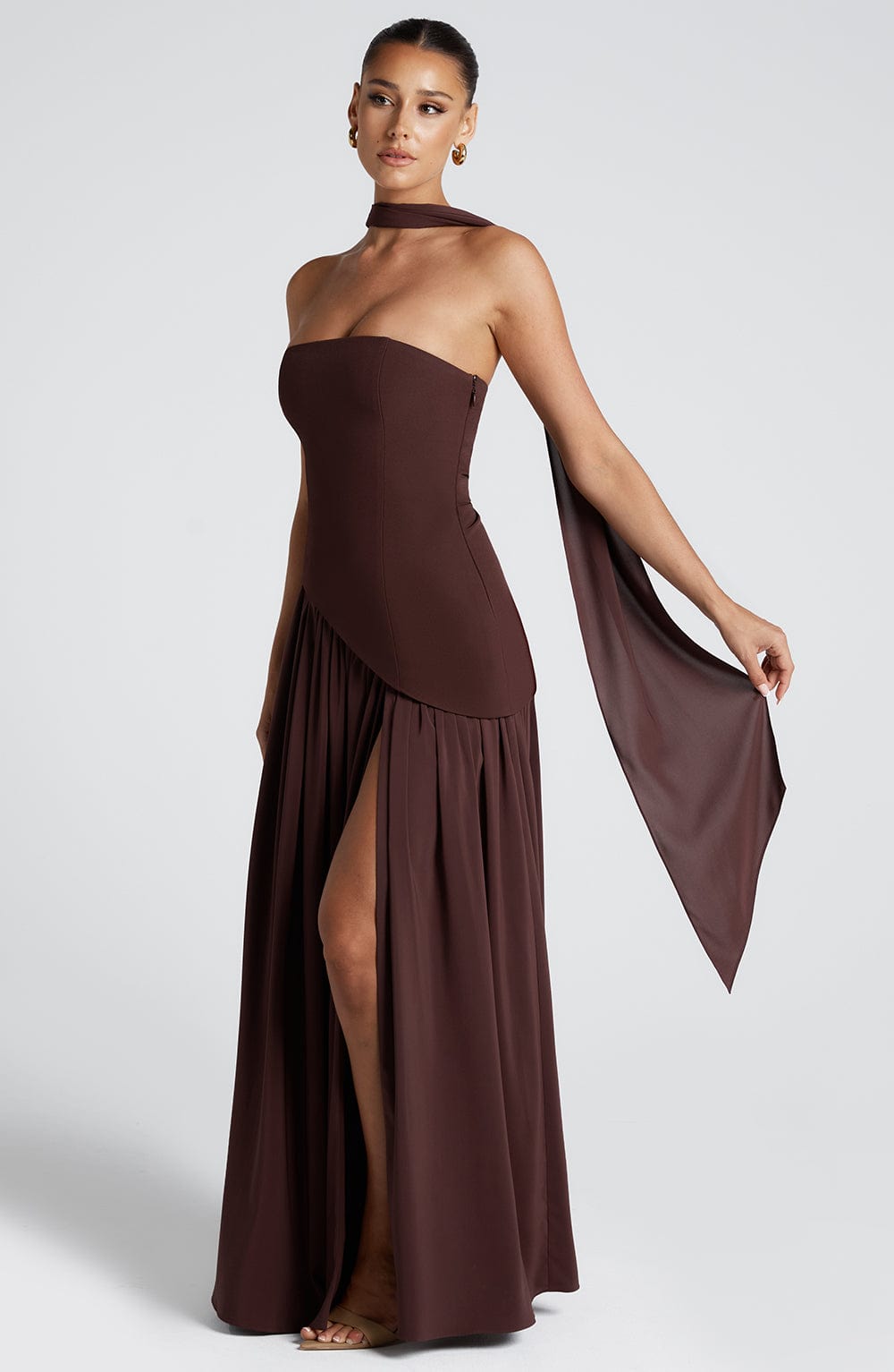 Strapless Maxi Jurk Dames Formeel Avondjurk