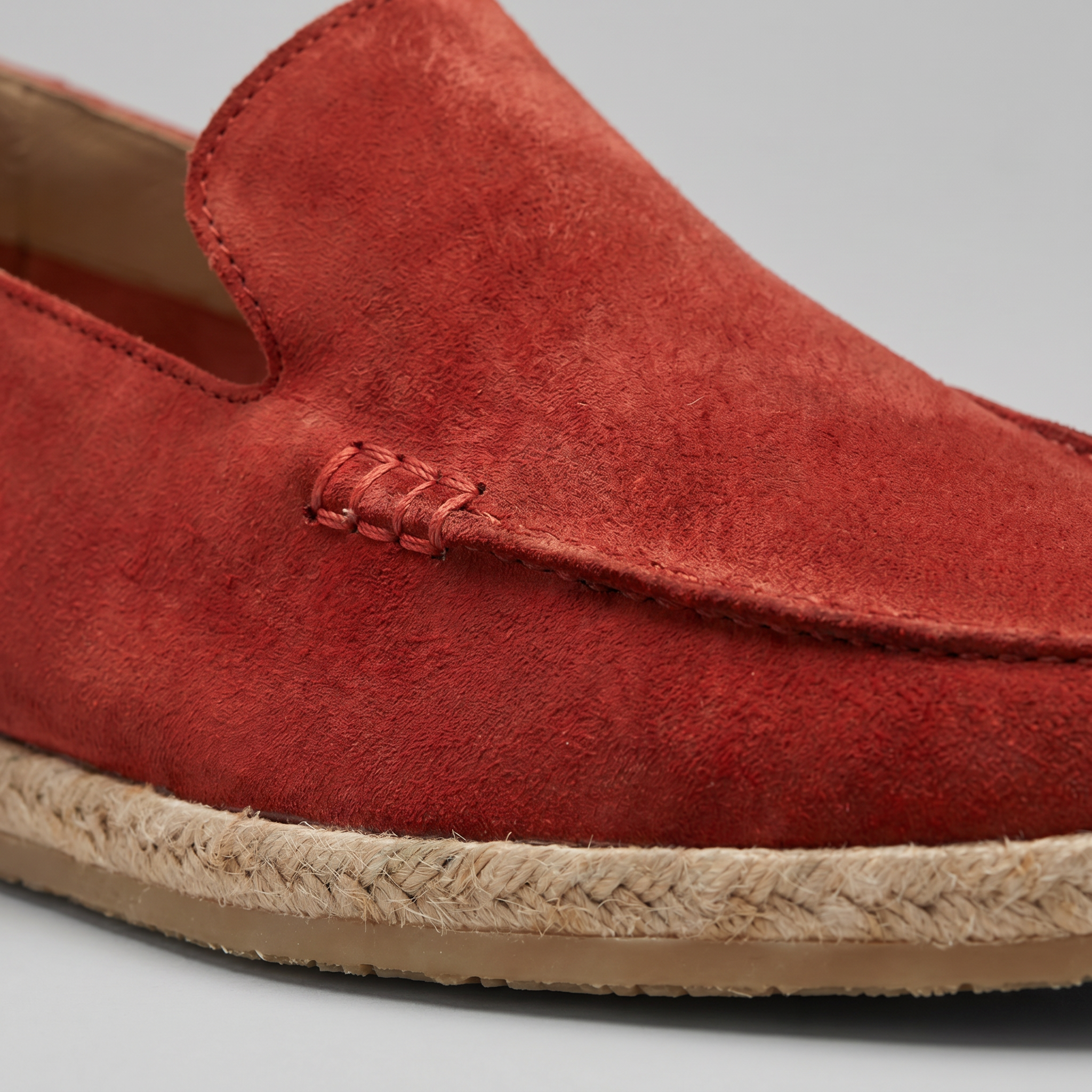 Semišové espadrilky mokasíny pánské neformální letní