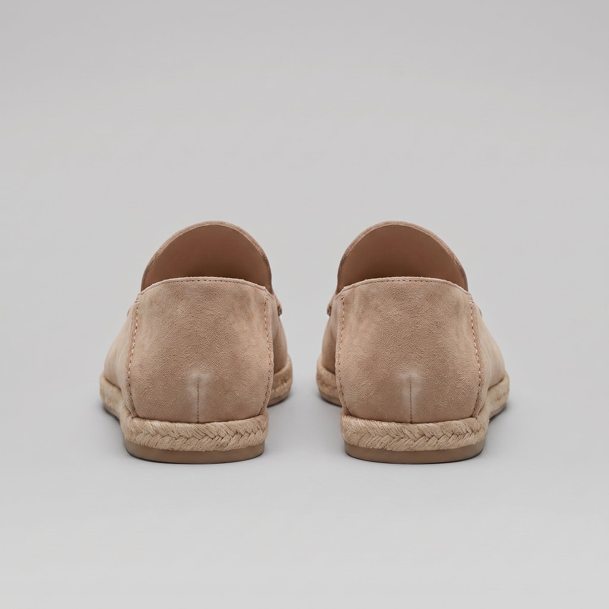 Semišové espadrilky mokasíny pánské neformální letní