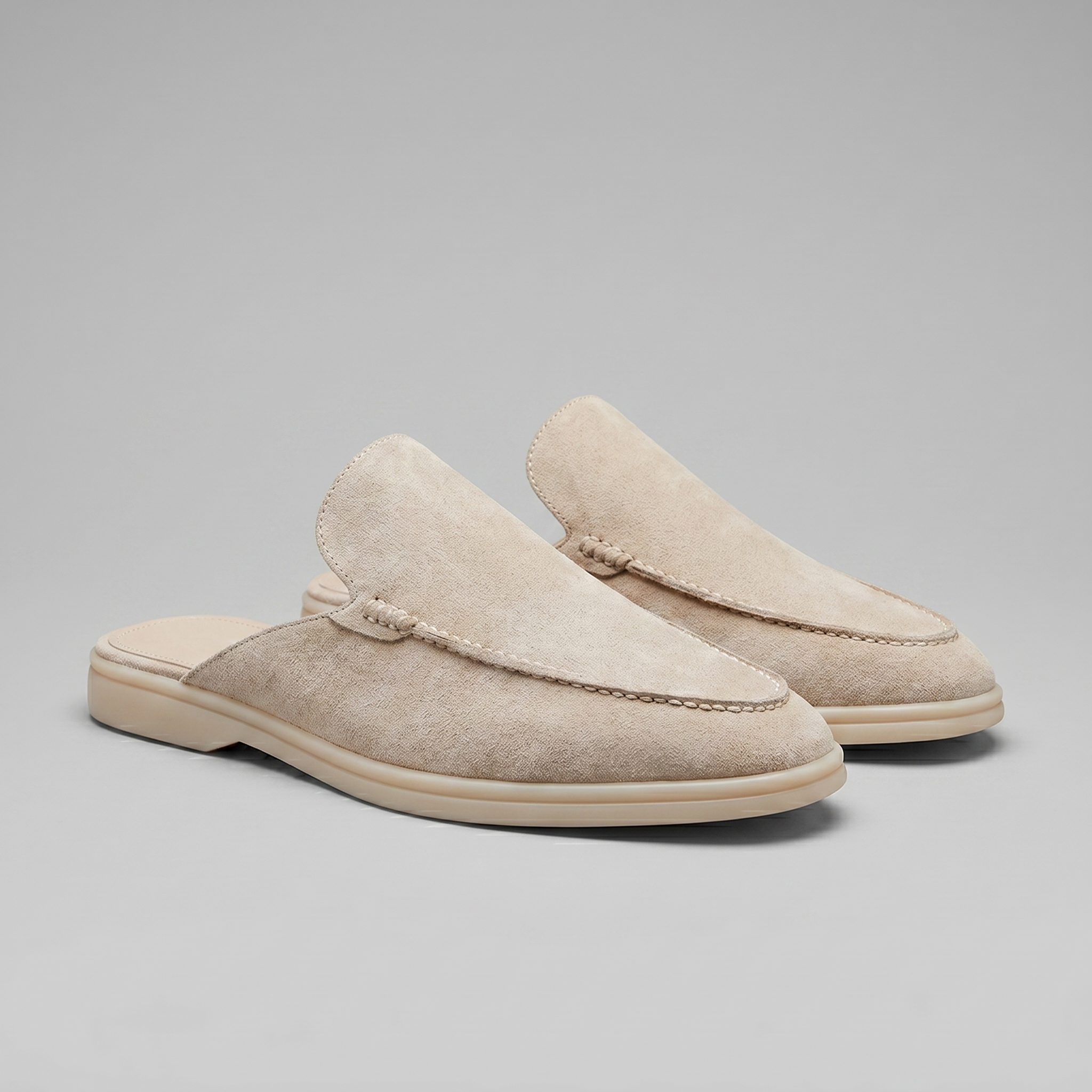 Ruskind Loafer Mules Herre Backless Casual Sommer