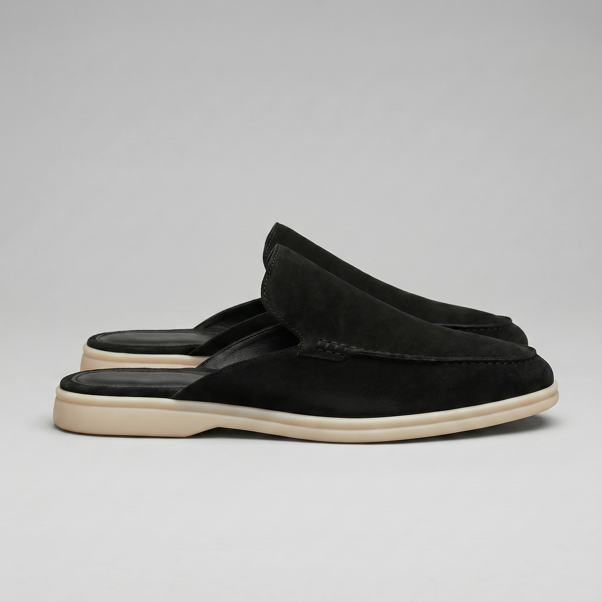 Ruskind Loafer Mules Herre Backless Casual Sommer