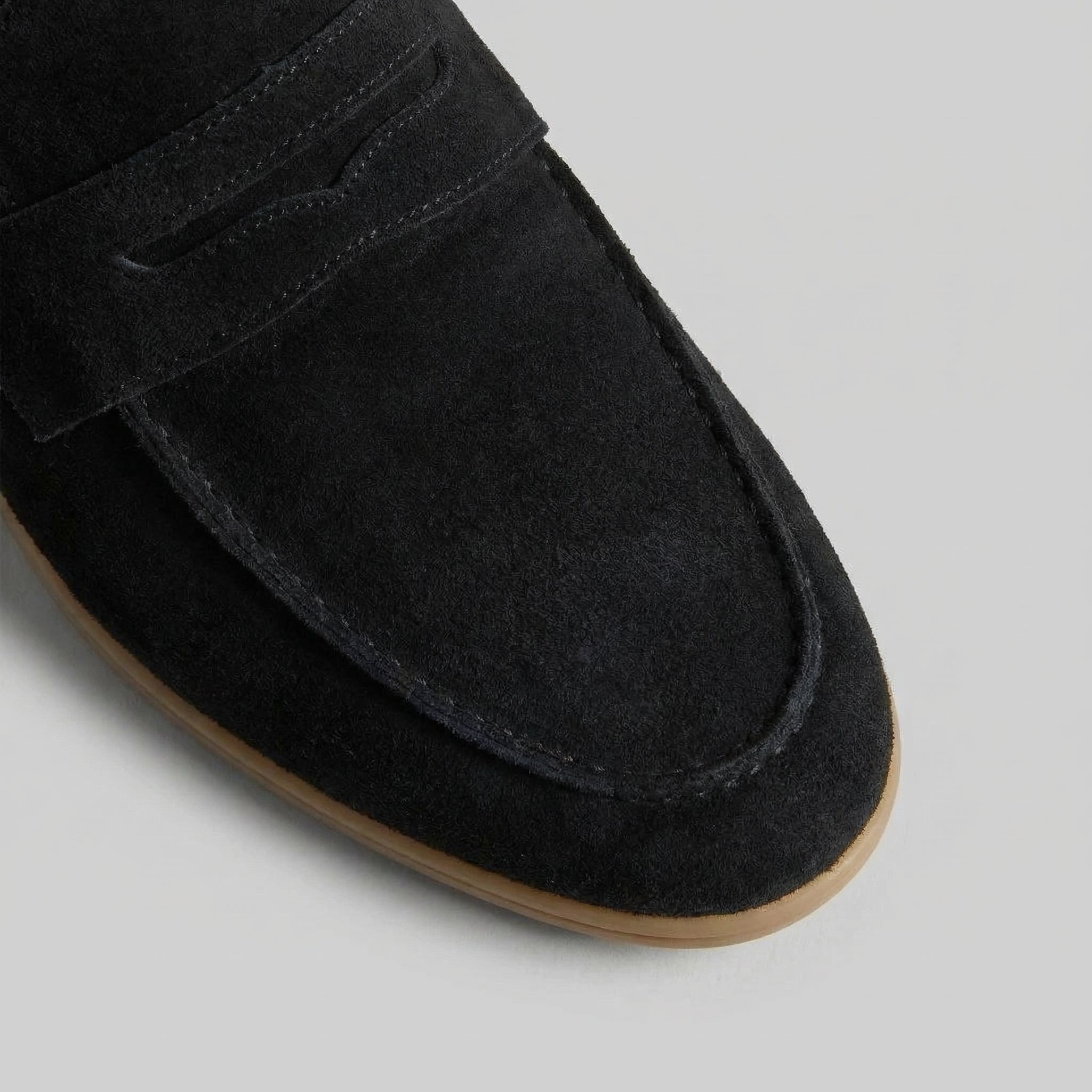 Semišové penny loafers pro muže, neformální i formální
