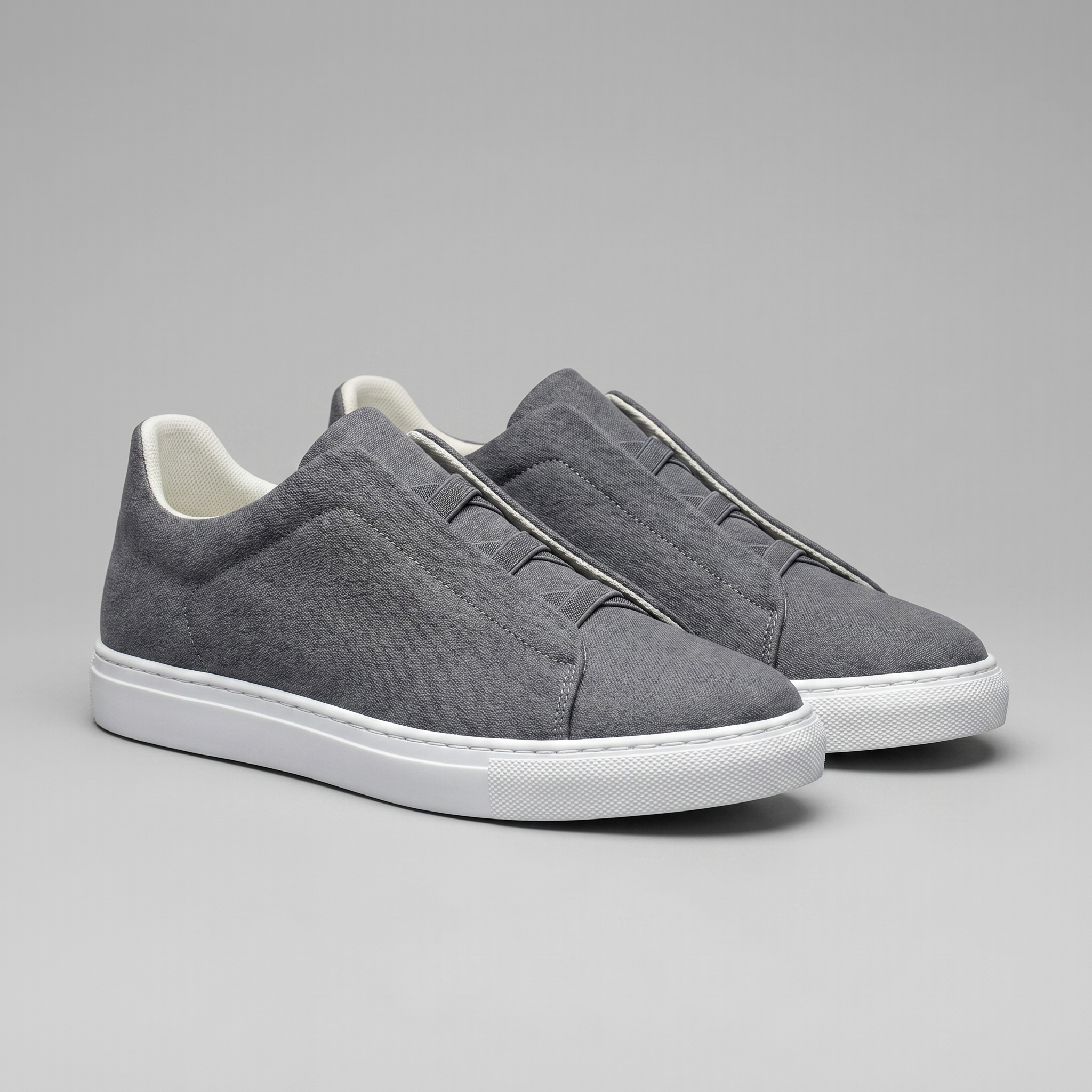 Suede Slip On Trainers Heren Casual Comfort