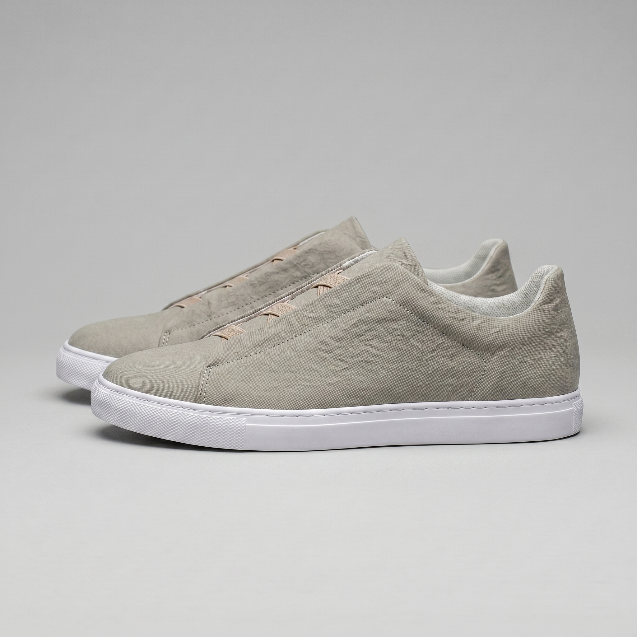 Suede Slip On Trainers Heren Casual Comfort