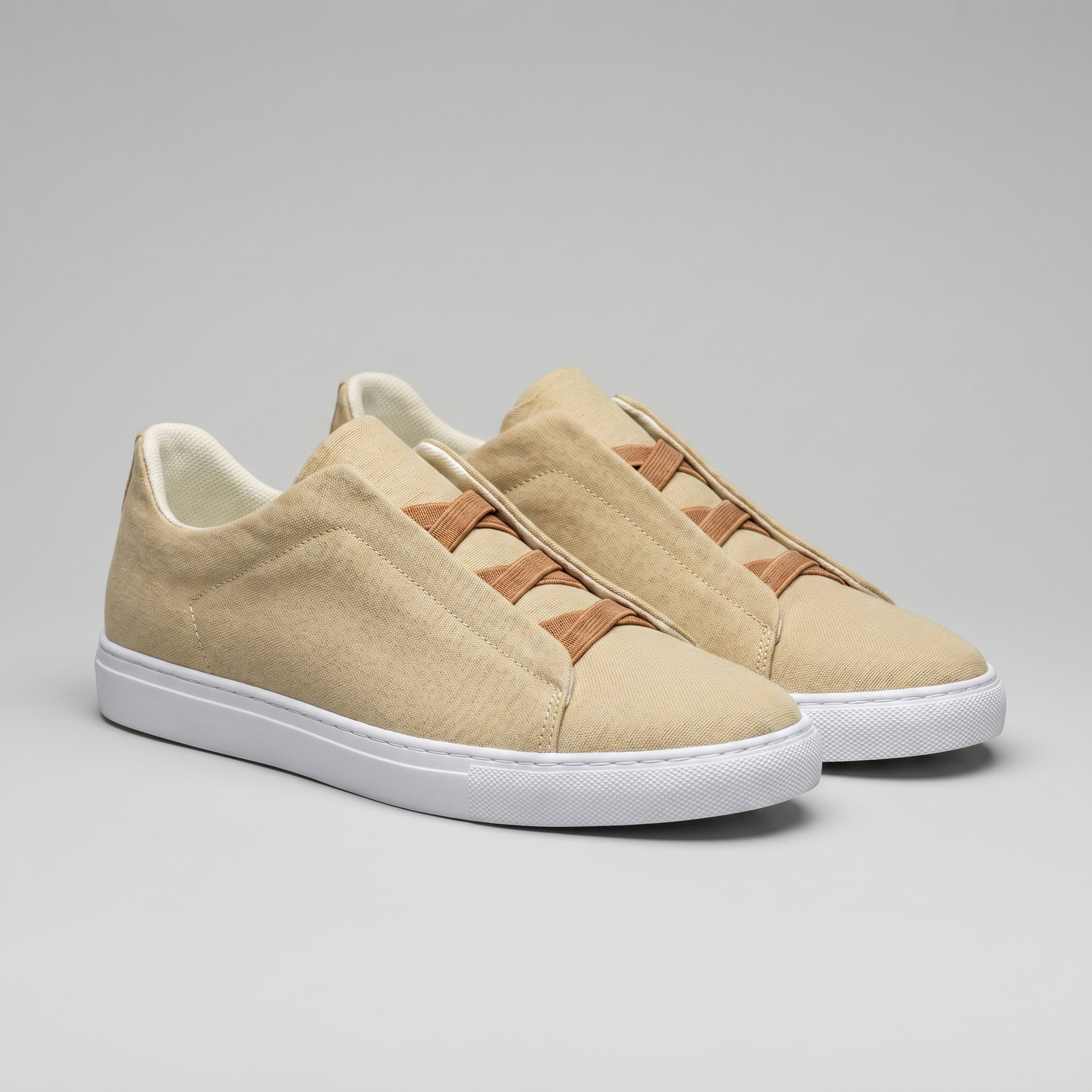 Suede Slip On Trainers Heren Casual Comfort