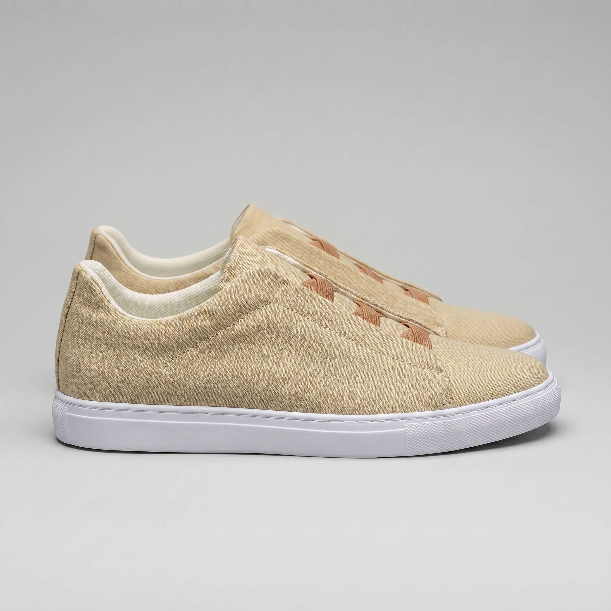 Suede Slip On Trainers Heren Casual Comfort