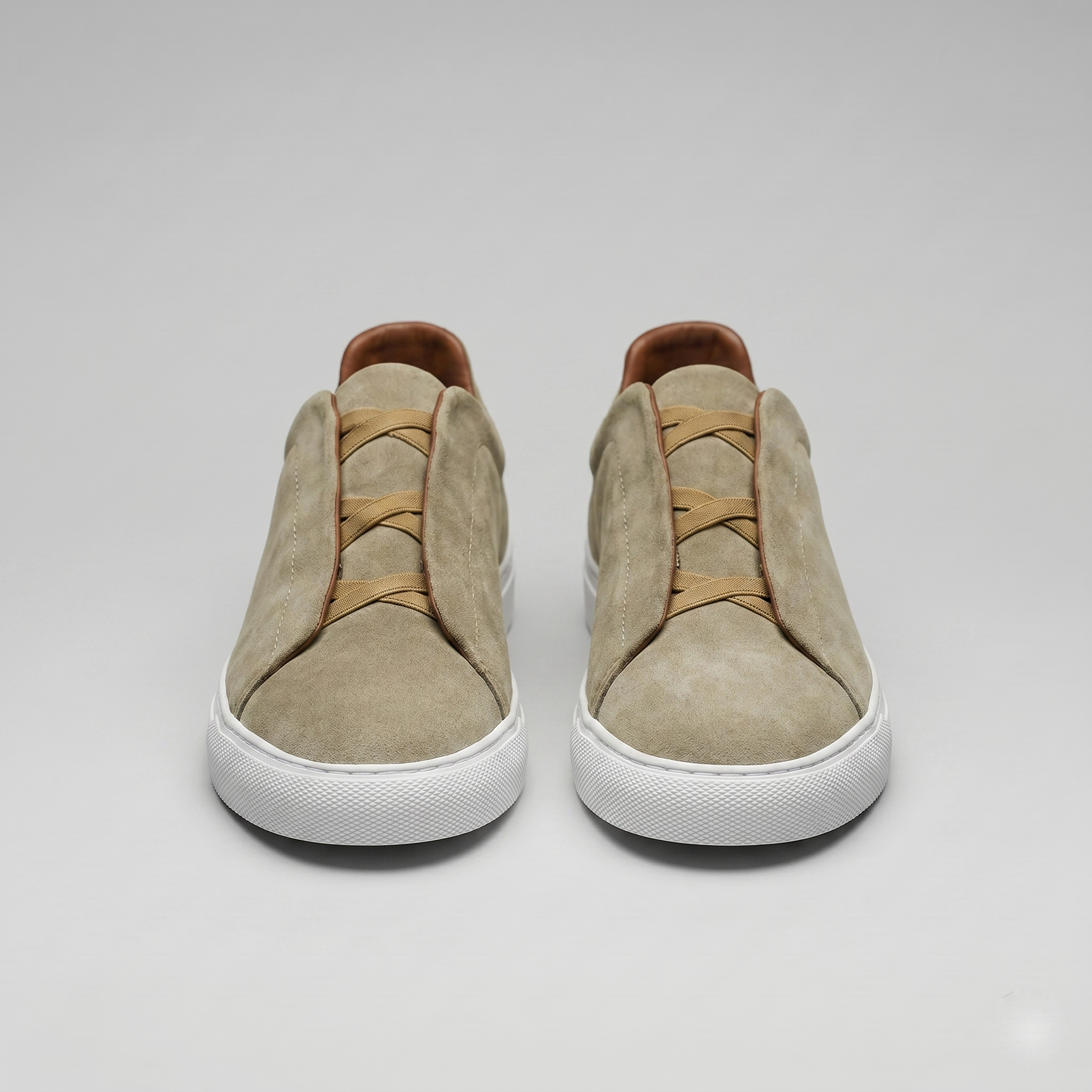 Suede Slip On Trainers Heren Casual Comfort