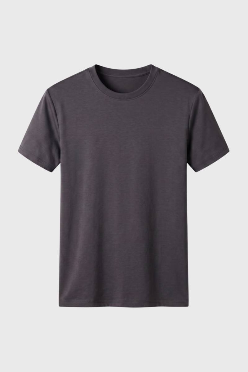 T-shirt til mænd Regular Fit Rund hals Korte ærmer Casual