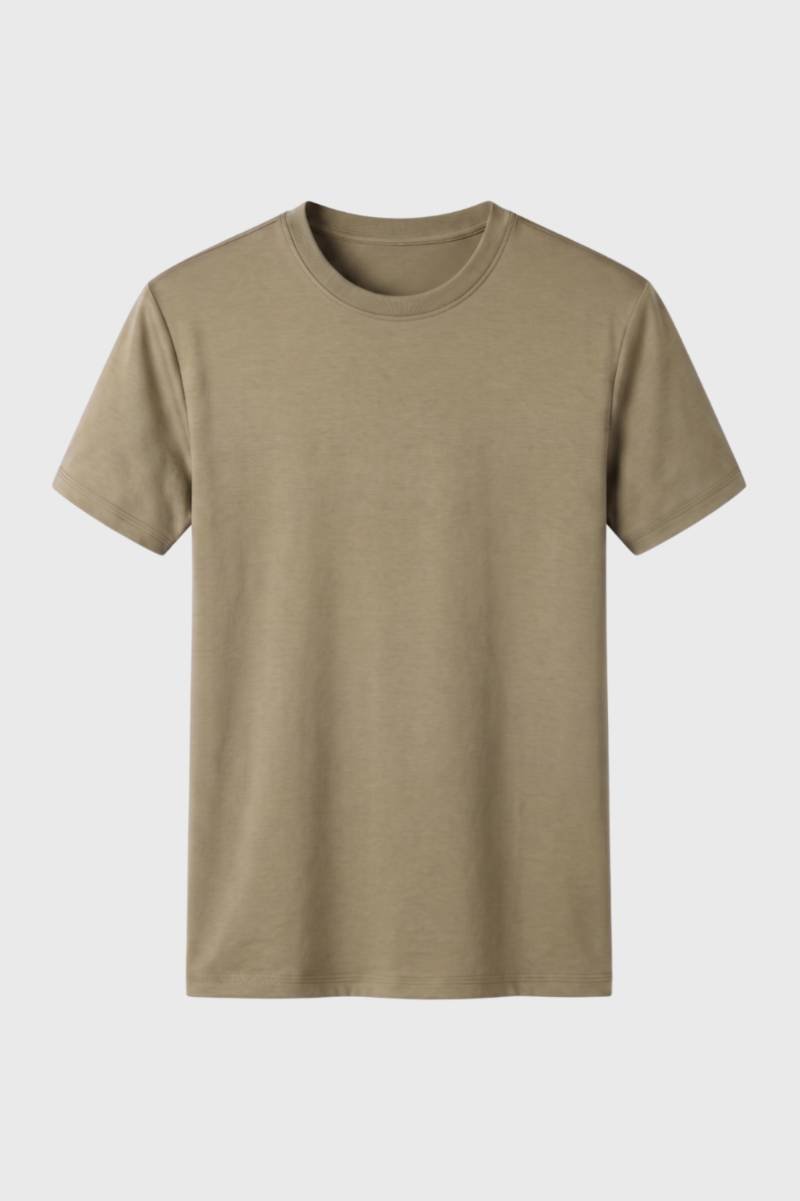 T-shirt til mænd Regular Fit Rund hals Korte ærmer Casual