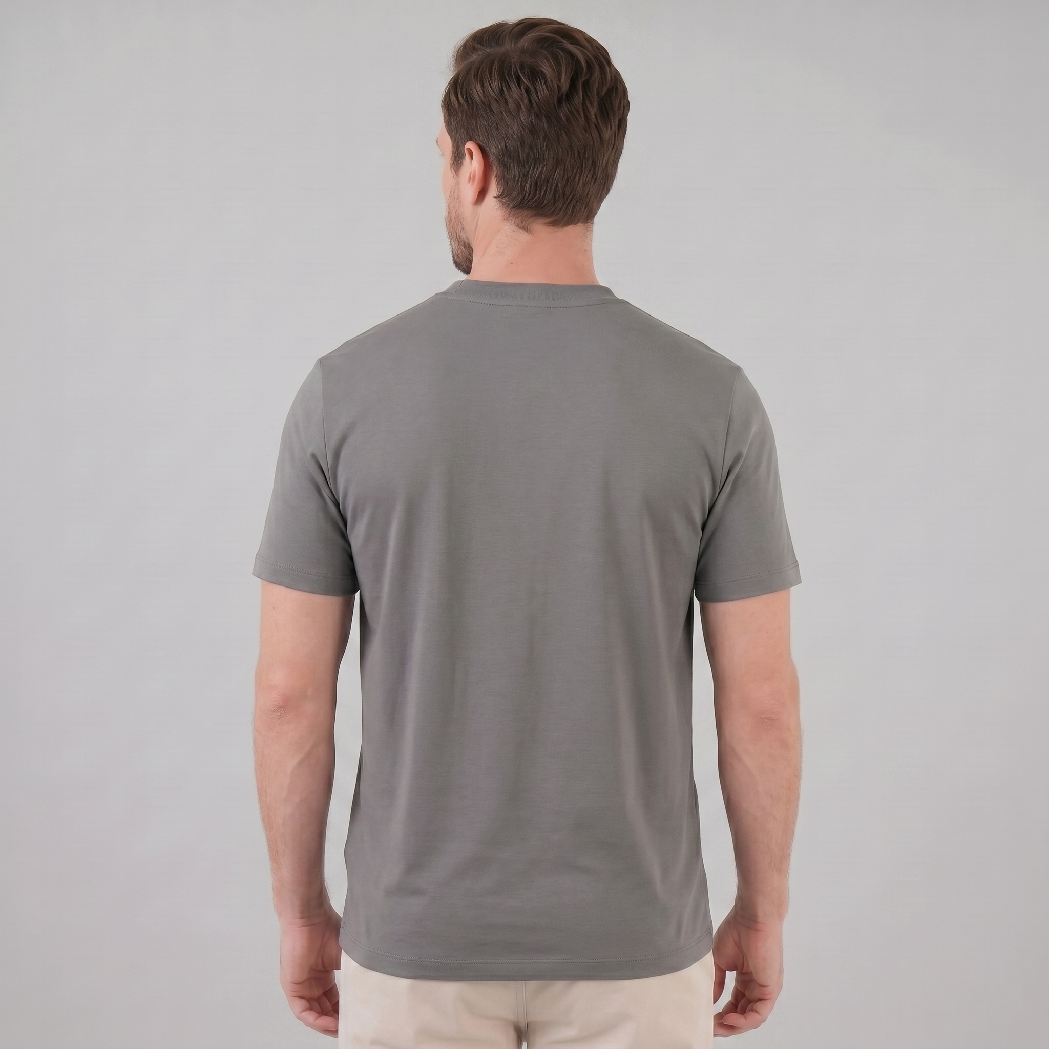 T-Shirt Herre Relaxed Fit Bryststak Casual