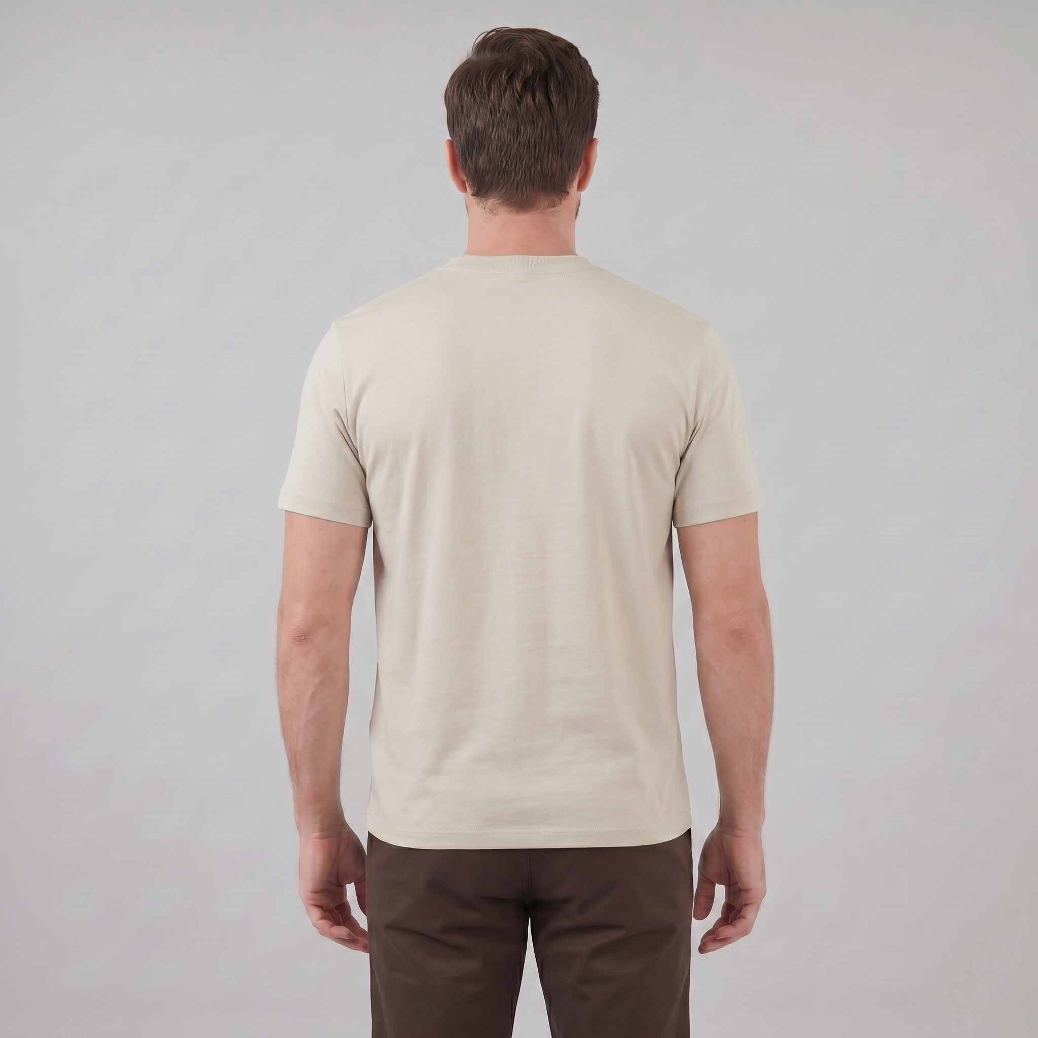 T-Shirt Herre Relaxed Fit Bryststak Casual